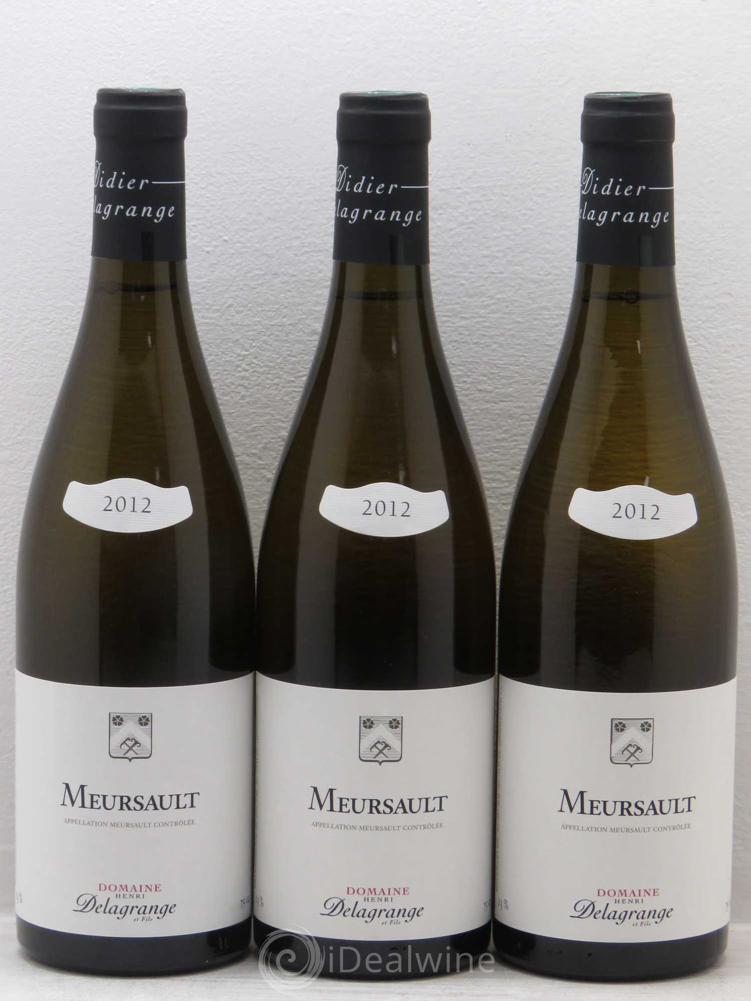 Meursault Delagrange 2012 - Lot de 3 bouteilles - 0