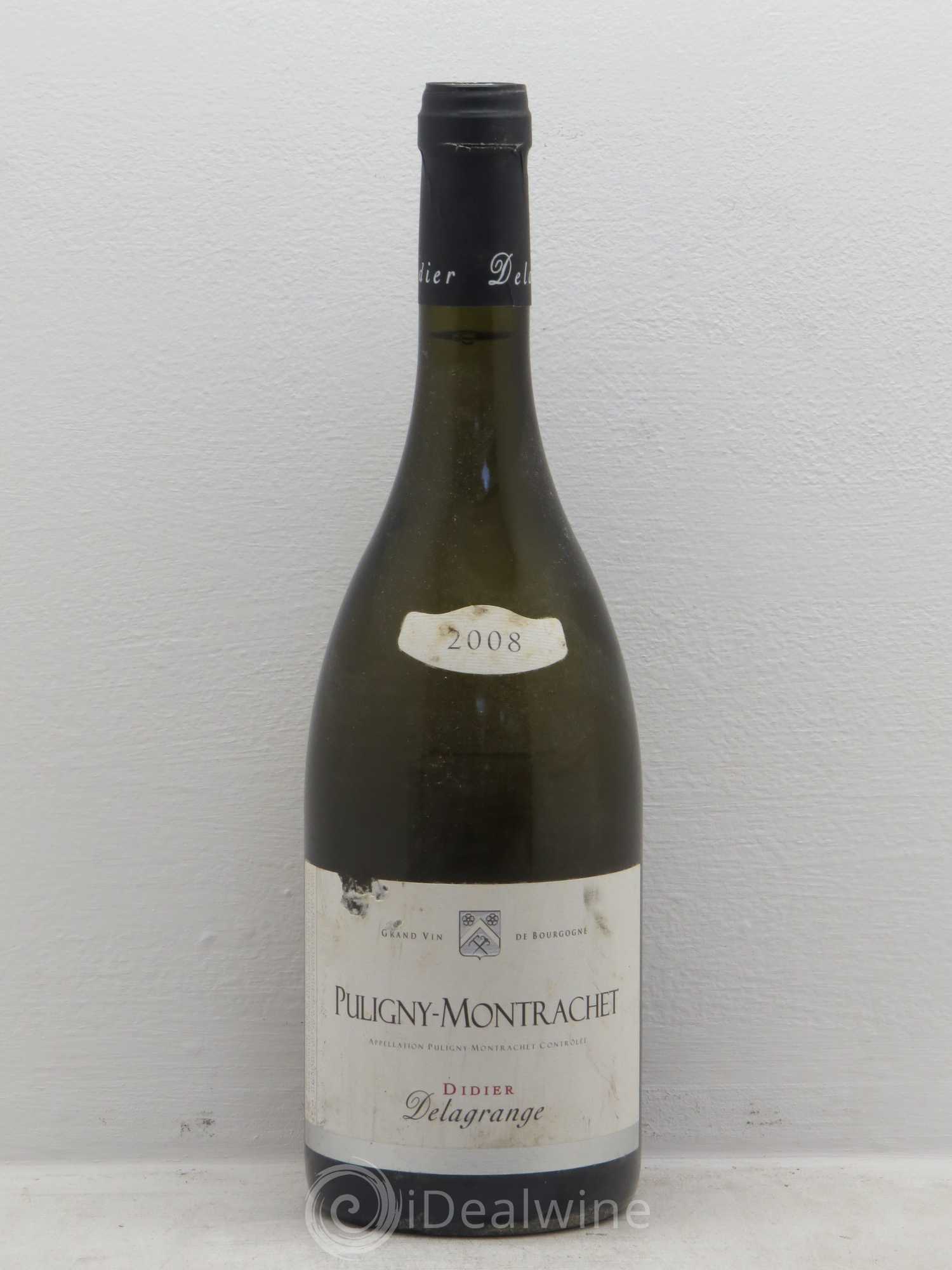 Puligny-Montrachet Didier Delagrange 2008 - Posten von 1 Flasche - 0