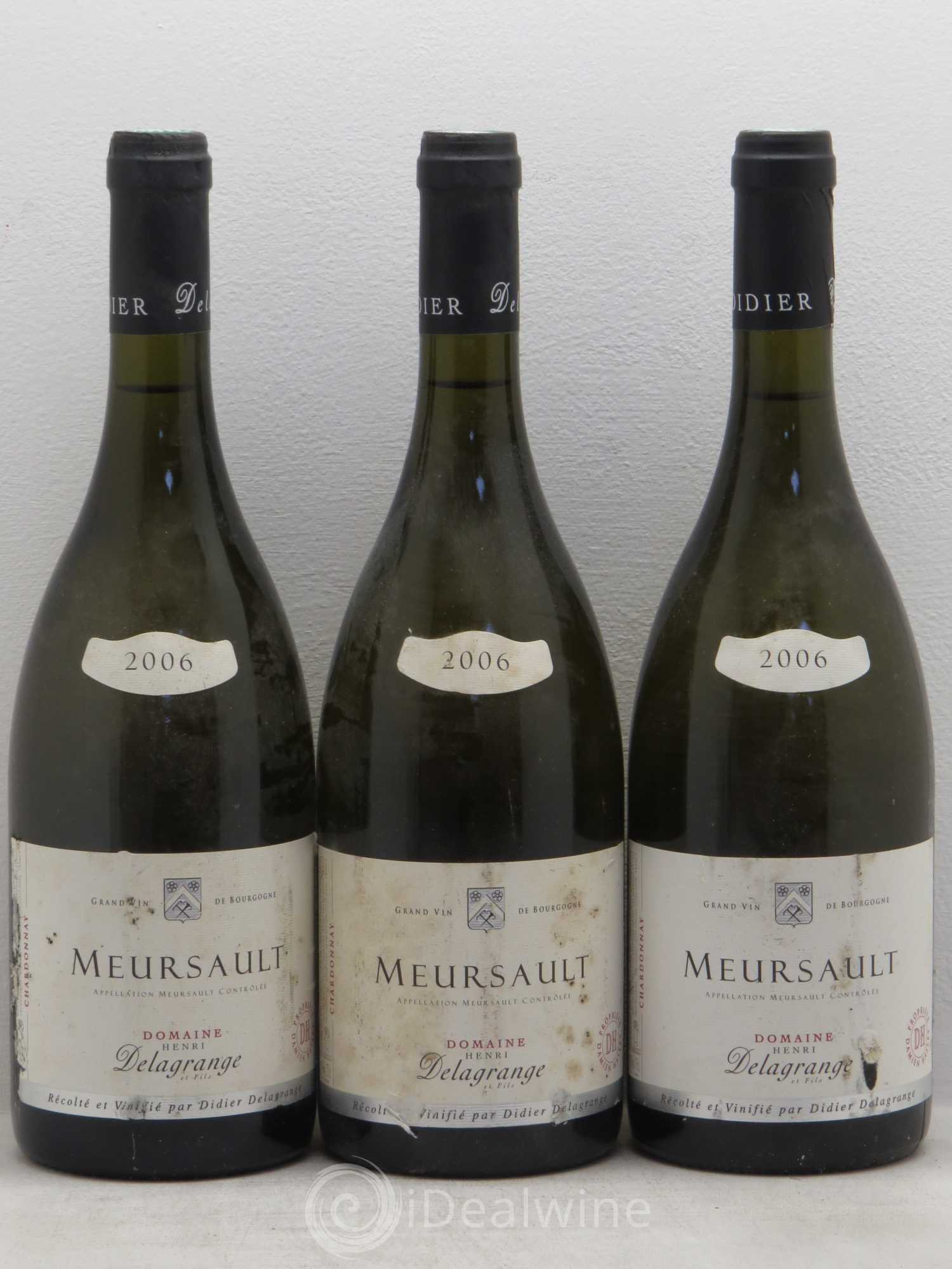 Meursault Didier Delagrange 2006 - Posten von 3 Flaschen - 0