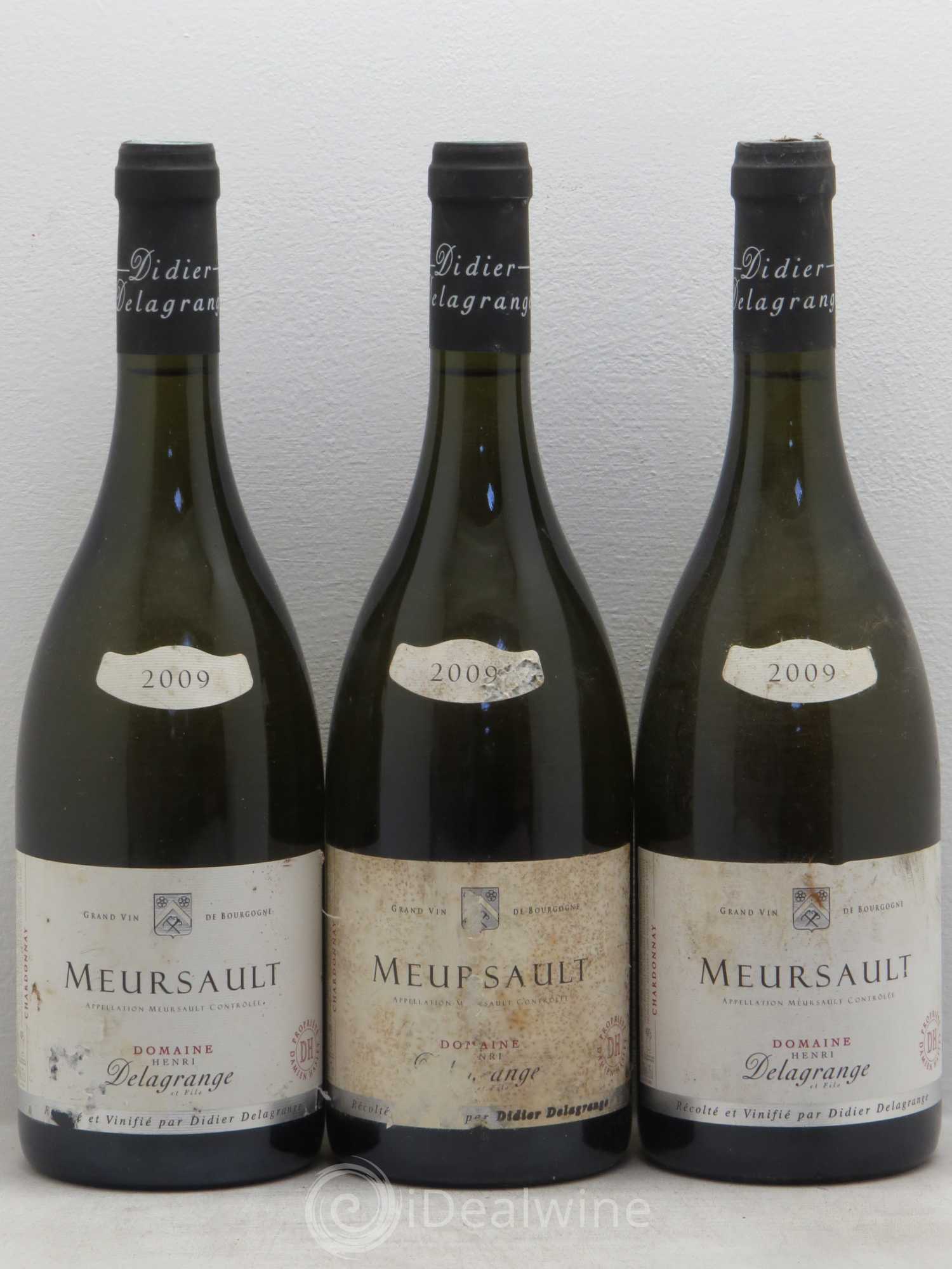 Meursault Didier Delagrange 2009 - Posten von 3 Flaschen - 0