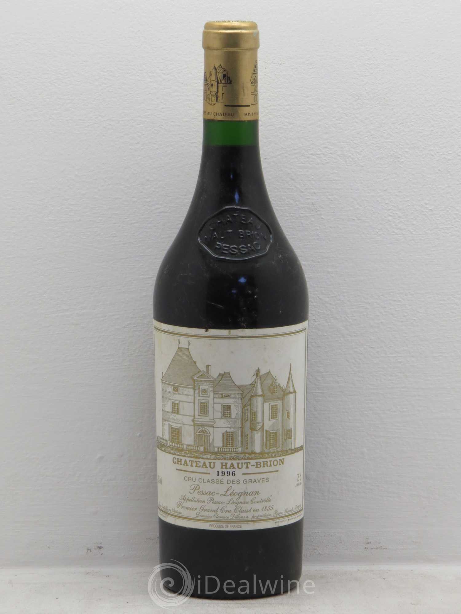 Château Haut Brion 1er Grand Cru Classé 1996 - Lot de 1 bouteille - 0