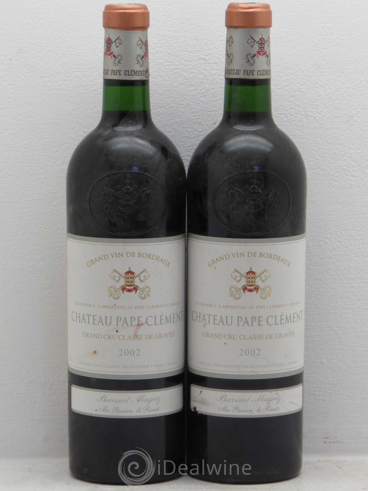 Château Pape Clément Cru Classé de Graves 2002 - Lot de 2 bouteilles - 0
