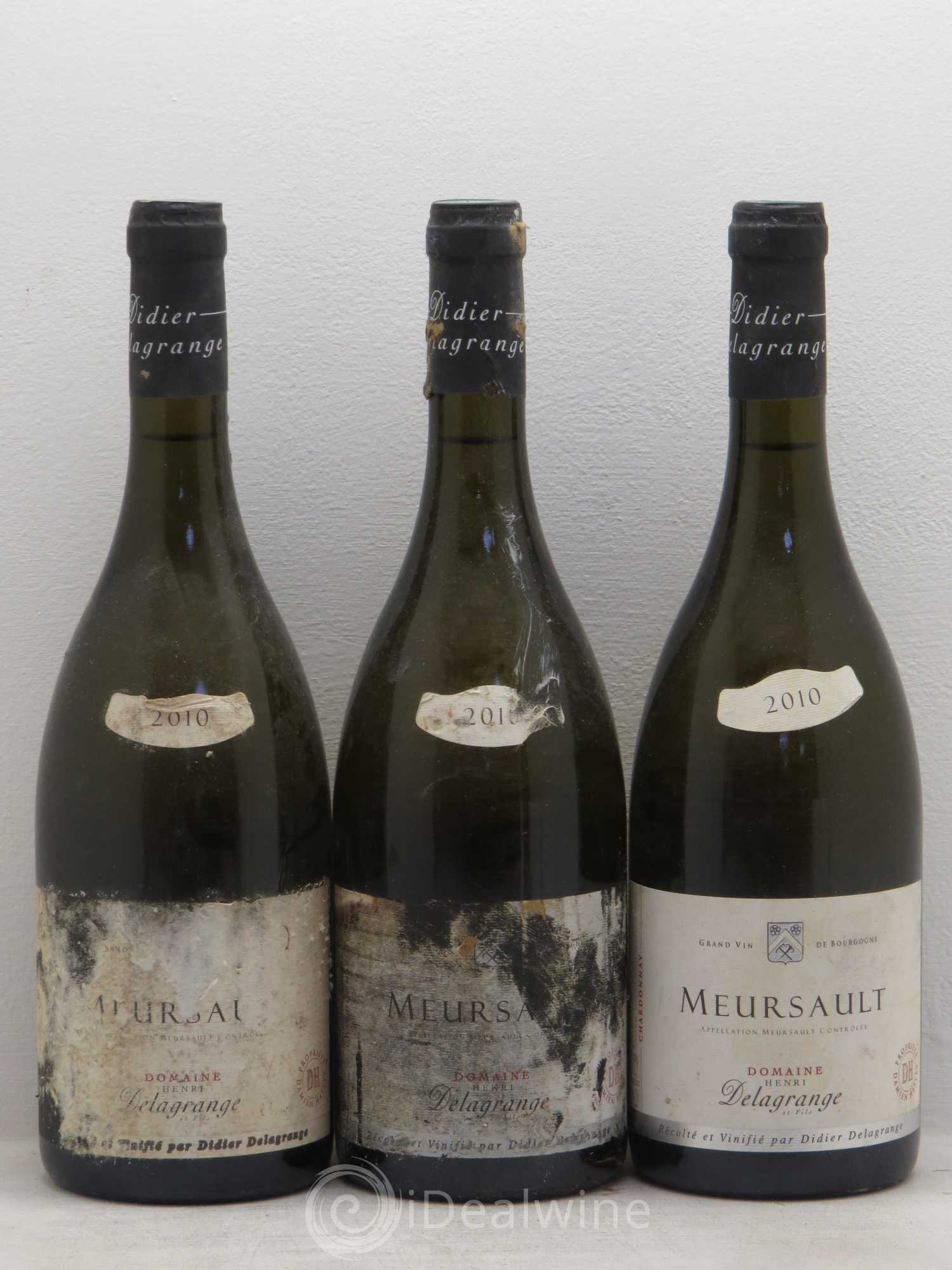 Meursault Didier Delagrange 2010 - Posten von 3 Flaschen - 0