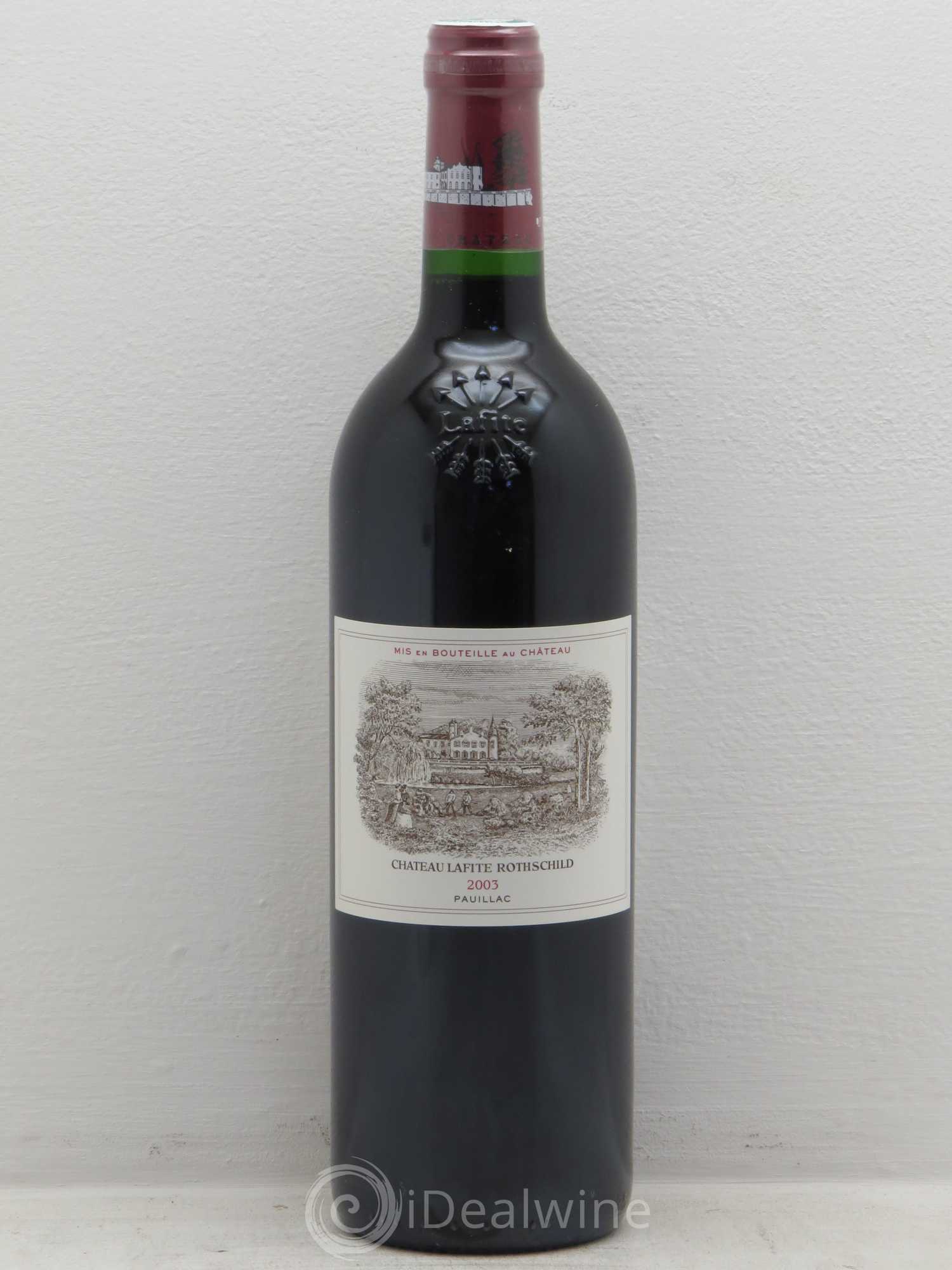 Château Lafite Rothschild 1er Grand Cru Classé 2003 - Lot de 1 bouteille - 0
