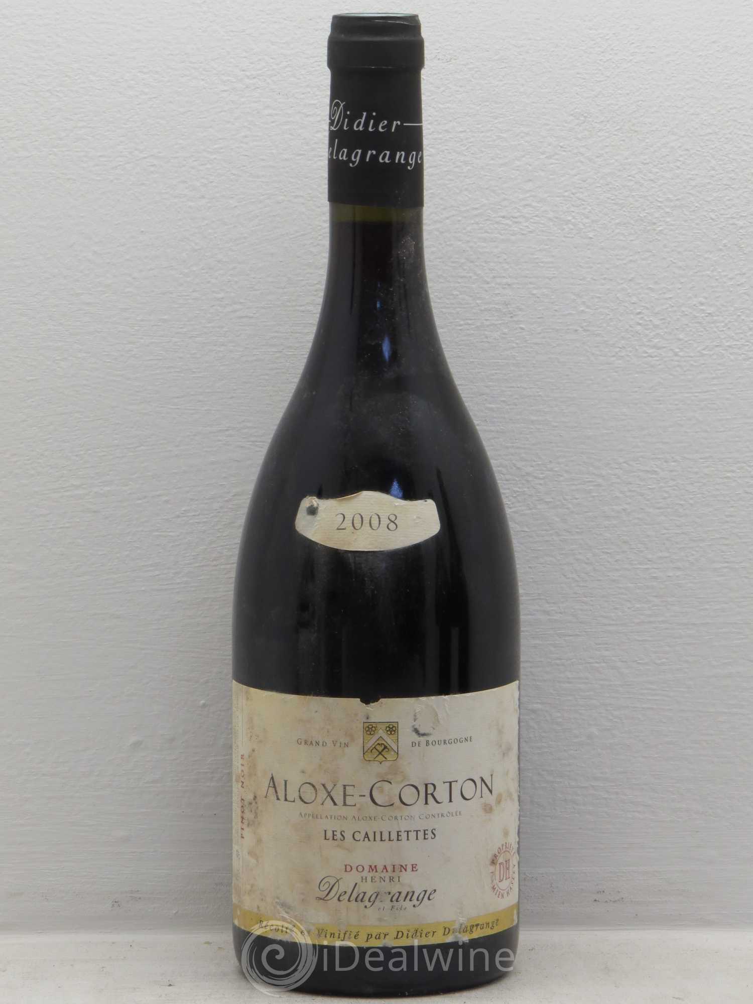 Aloxe-Corton Les Caillettes - Didier Delagrange 2008 - Posten von 6 Flaschen - 0