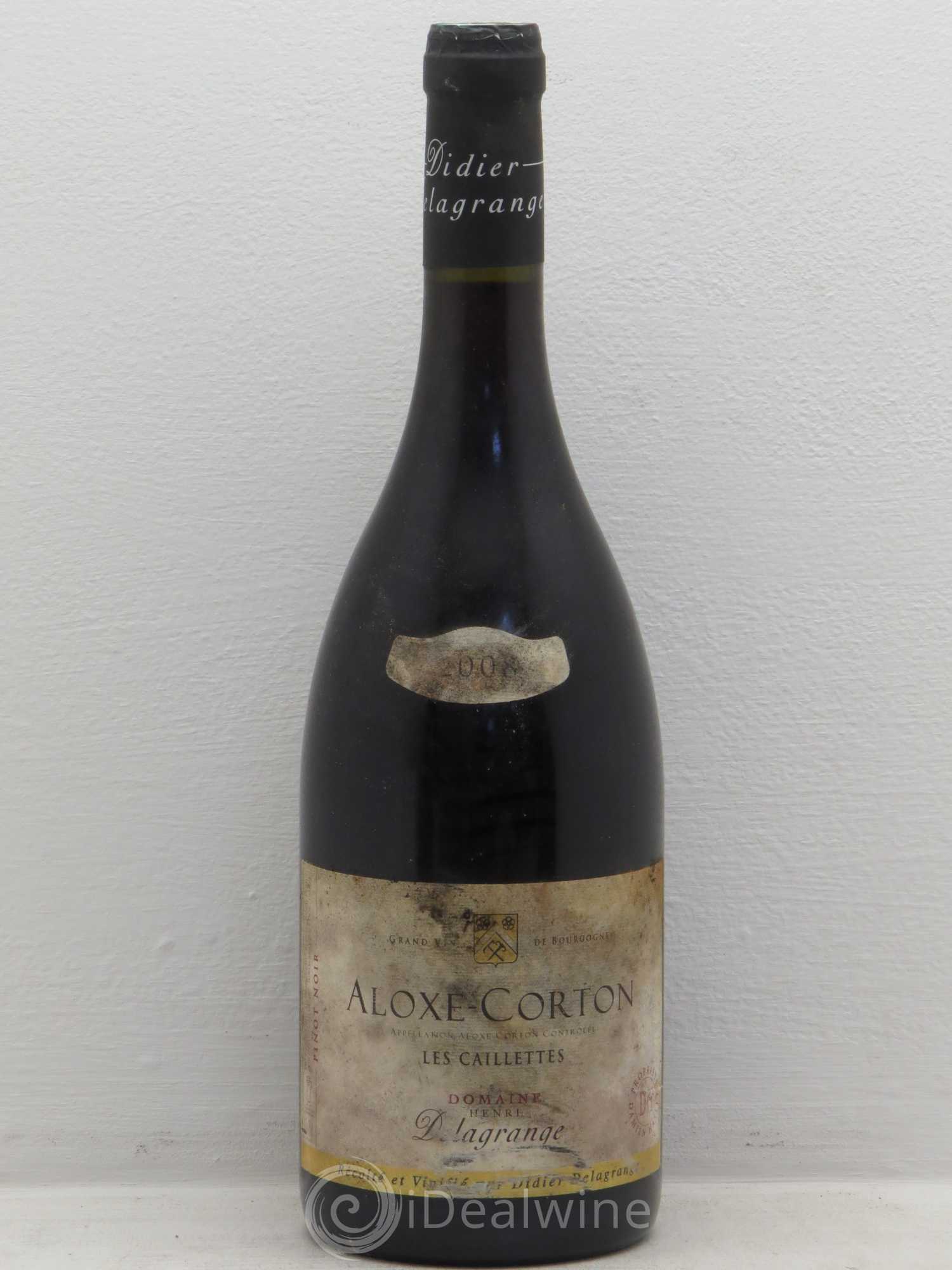 Aloxe-Corton Les Caillettes - Didier Delagrange 2008 - Posten von 6 Flaschen - 0