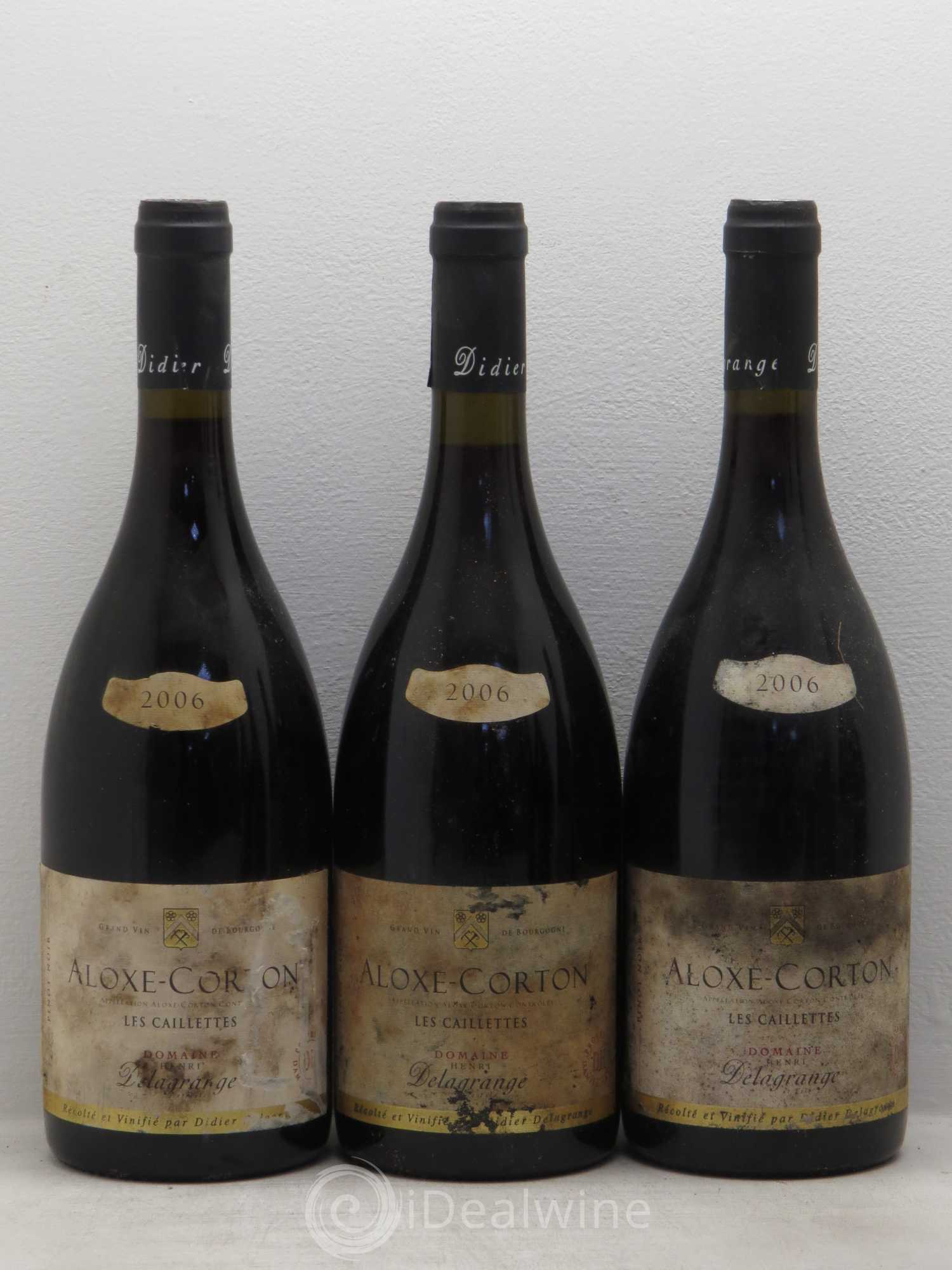 Aloxe-Corton Les Caillettes - Didier Delagrange 2006 - Posten von 6 Flaschen - 1