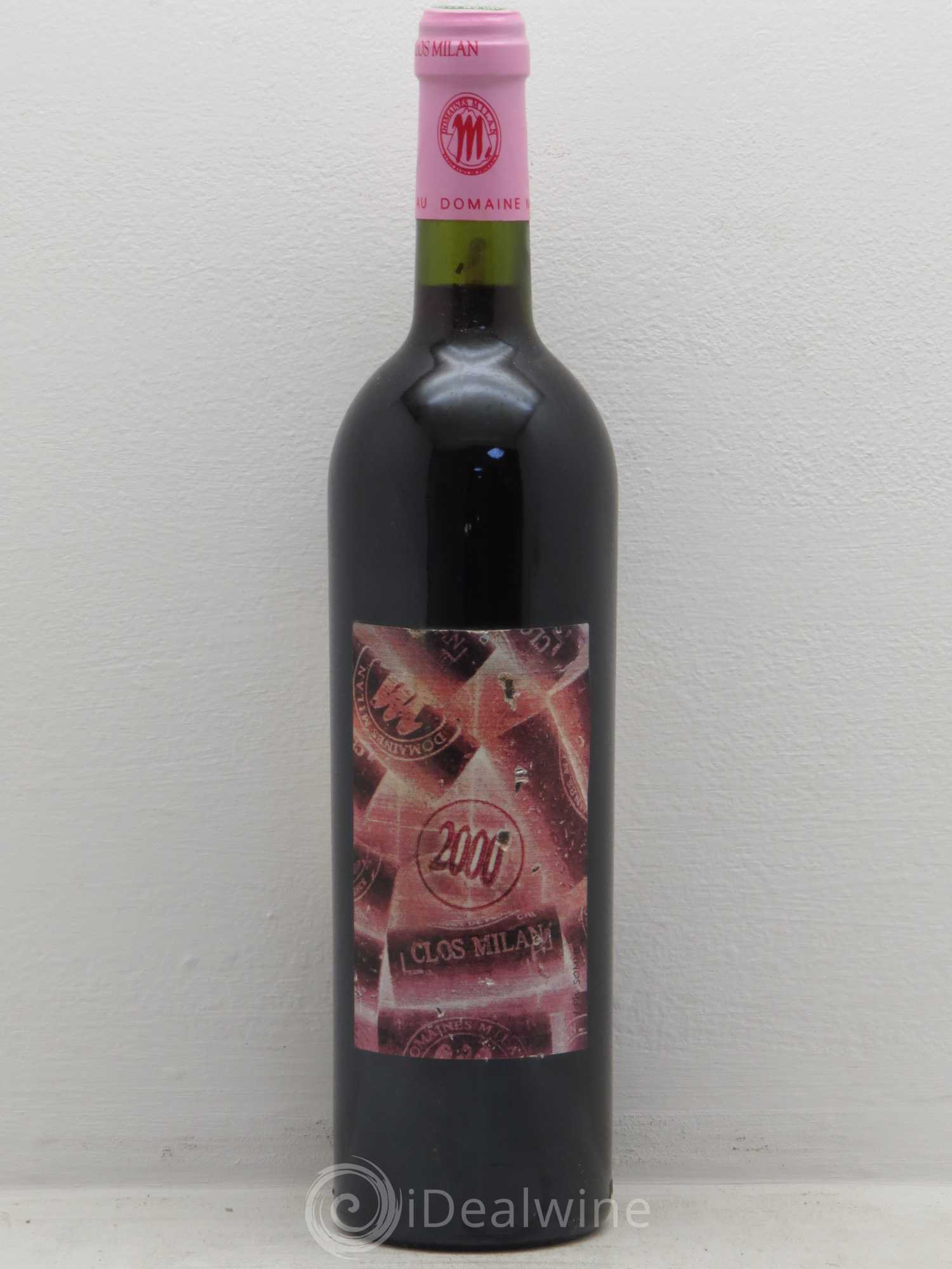 Baux de Provence Clos Milan Henri Milan 2000 - Lot de 1 bouteille - 0