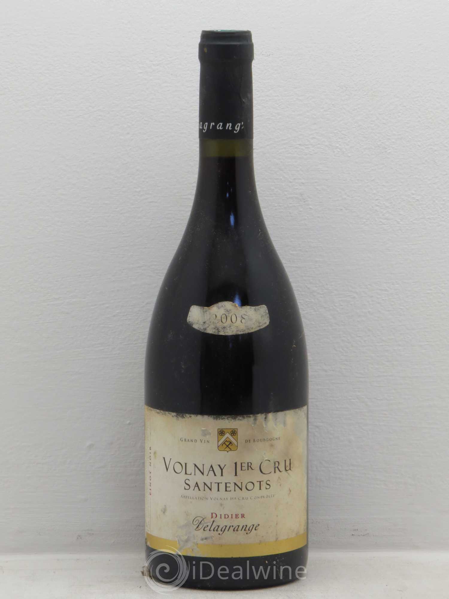 Volnay 1er Cru Didier Delagrange 2008 - Lot de 1 bouteille - 0
