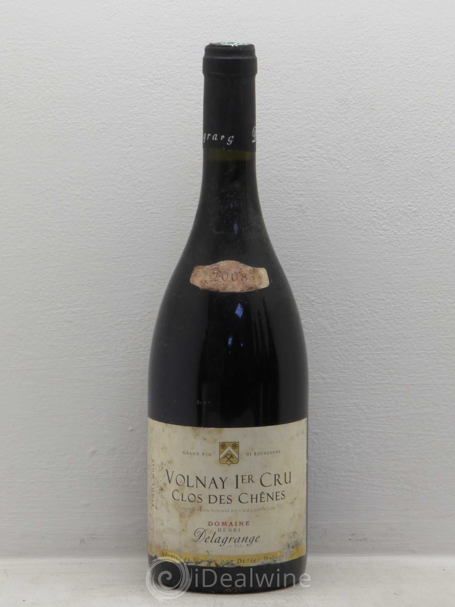 Volnay 1er Cru Didier Delagrange 2008 - Lot de 6 bouteilles - 0