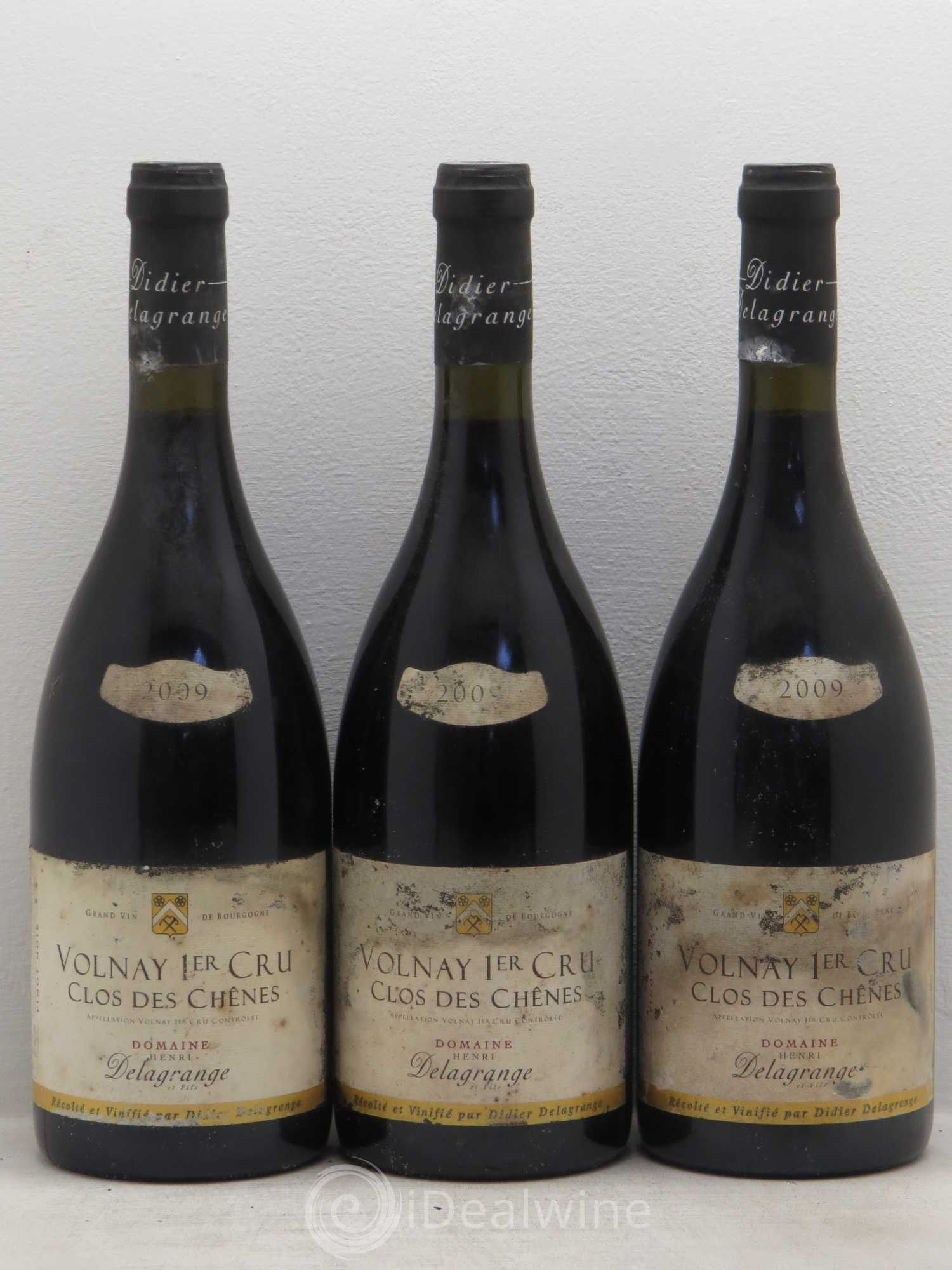 Volnay 1er Cru Didier Delagrange 2009 - Lot de 3 bouteilles - 0