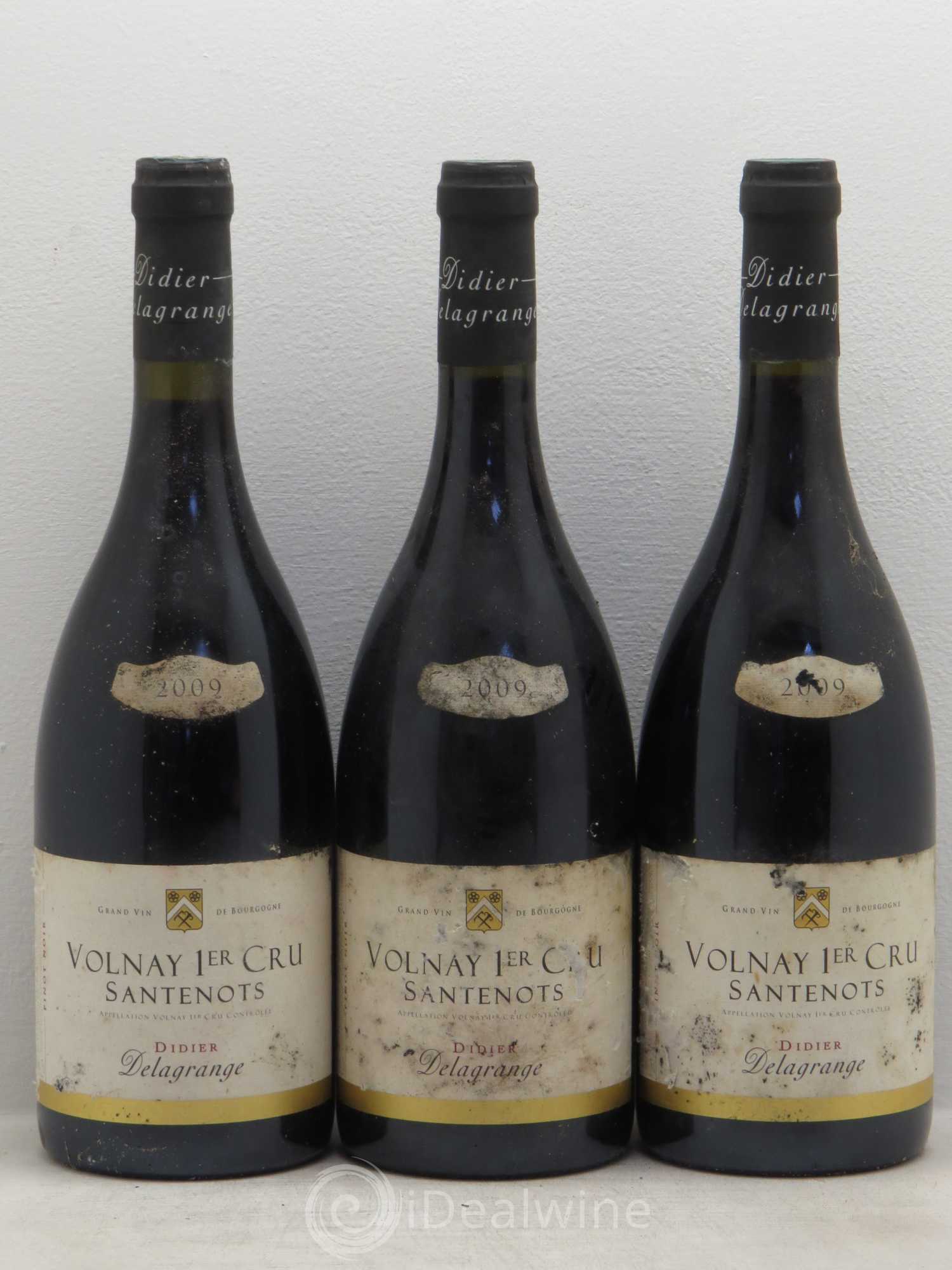 Volnay 1er Cru Didier Delagrange 2009 - Lot de 3 bouteilles - 0