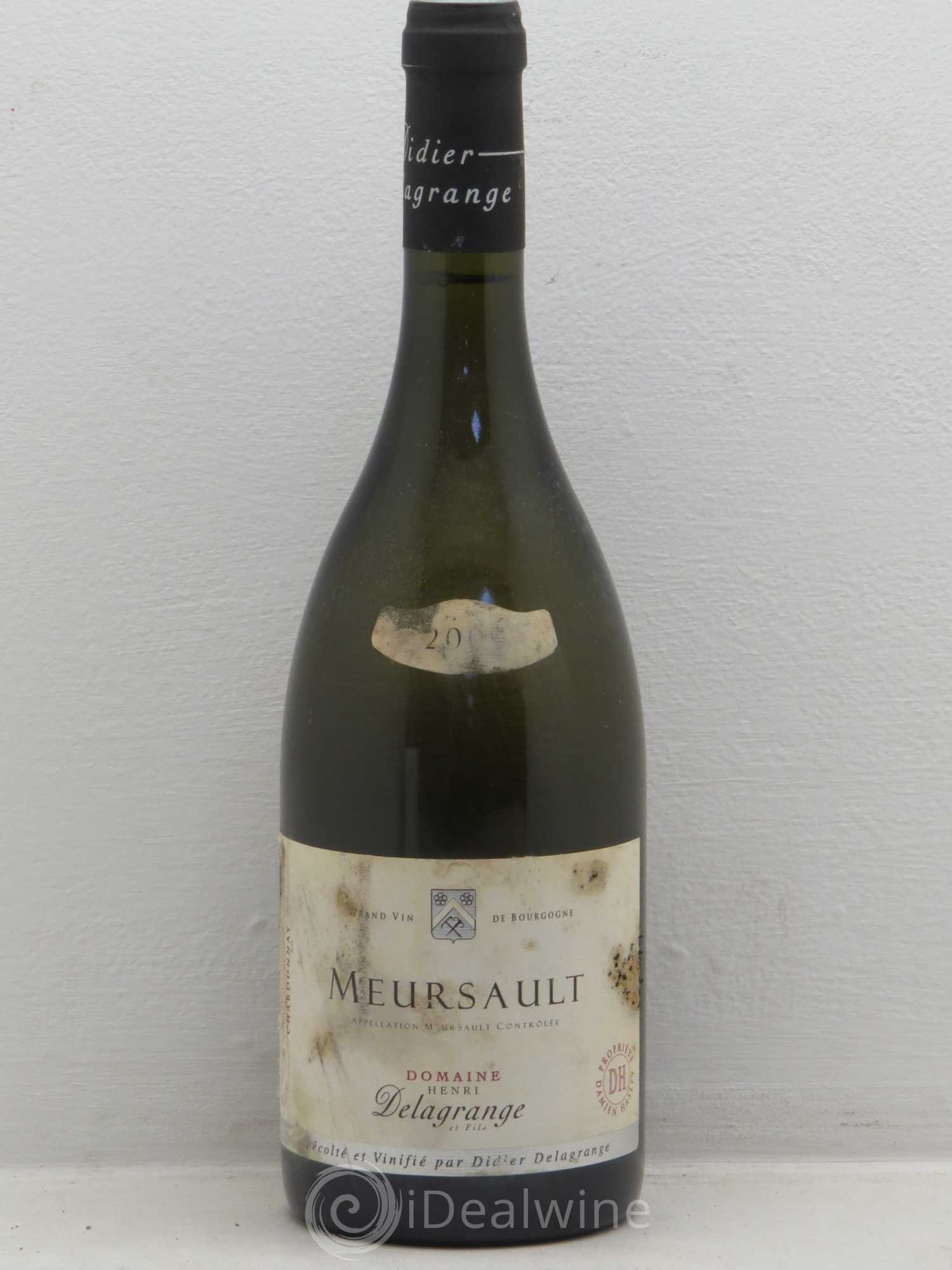 Meursault Didier Delagrange 2009 - Posten von 1 Flasche - 0