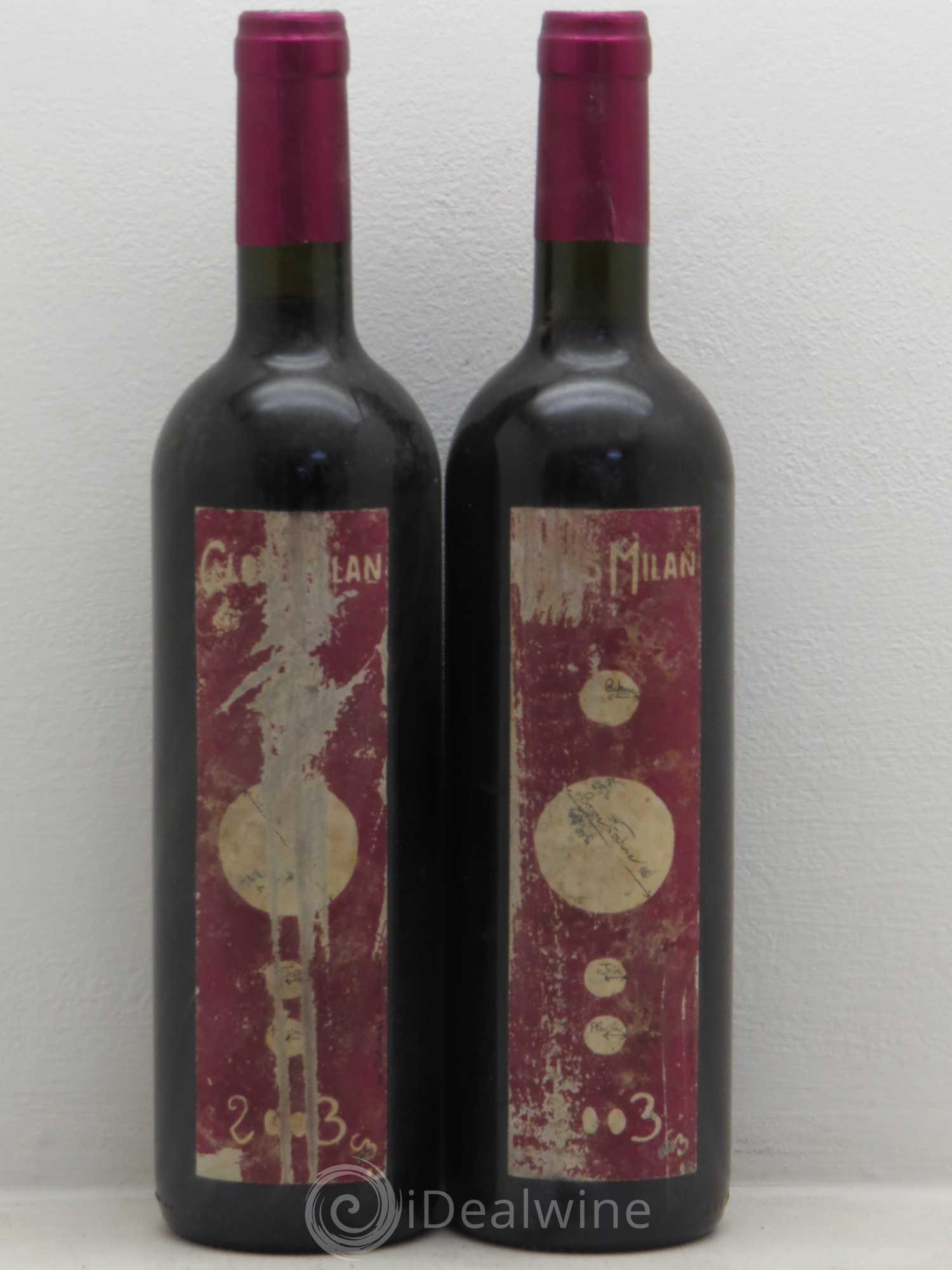 Baux de Provence Clos Milan Henri Milan 2003 - Lot de 2 bouteilles - 0
