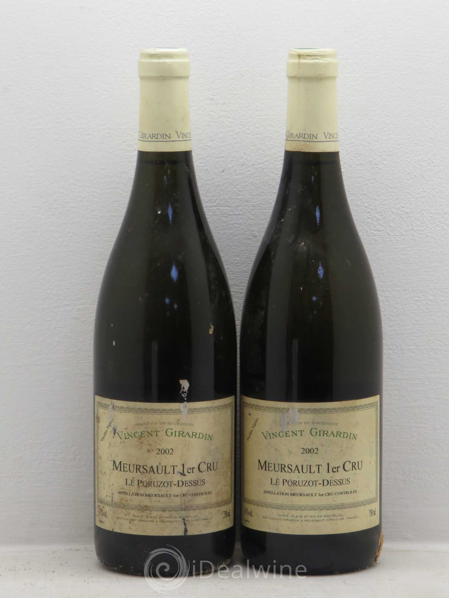 Meursault 1er Cru V.Girardin 2002 - Posten von 2 Flaschen - 0