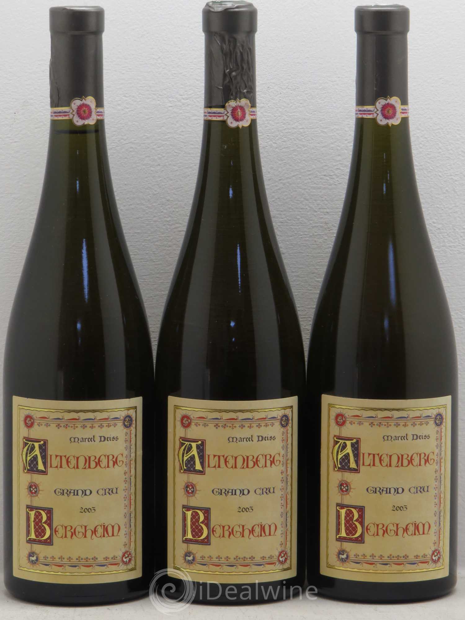 Alsace Grand Cru Altenberg de Bergheim Marcel Deiss (Domaine) 2003 - Lotto di 3 bottiglie - 0