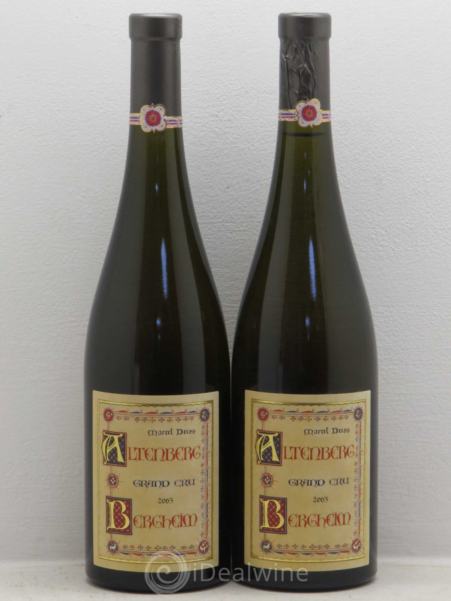 Alsace Grand Cru Altenberg de Bergheim Marcel Deiss (Domaine) 2003 - Lotto di 2 bottiglie - 0