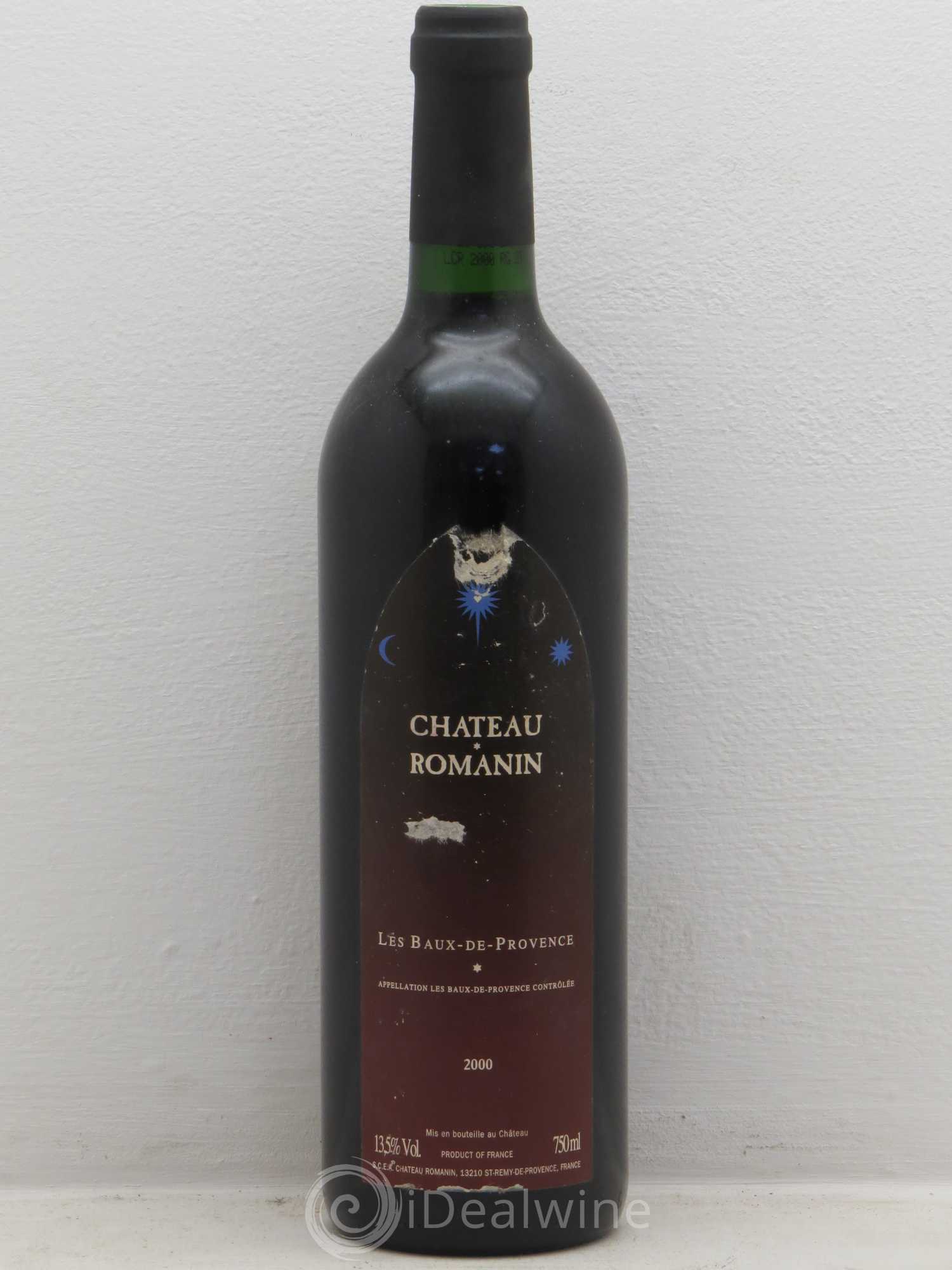 Côtes de Provence Baux de Provence Cuvée Romanin Château Romanin 2000 - Posten von 1 Flasche - 0