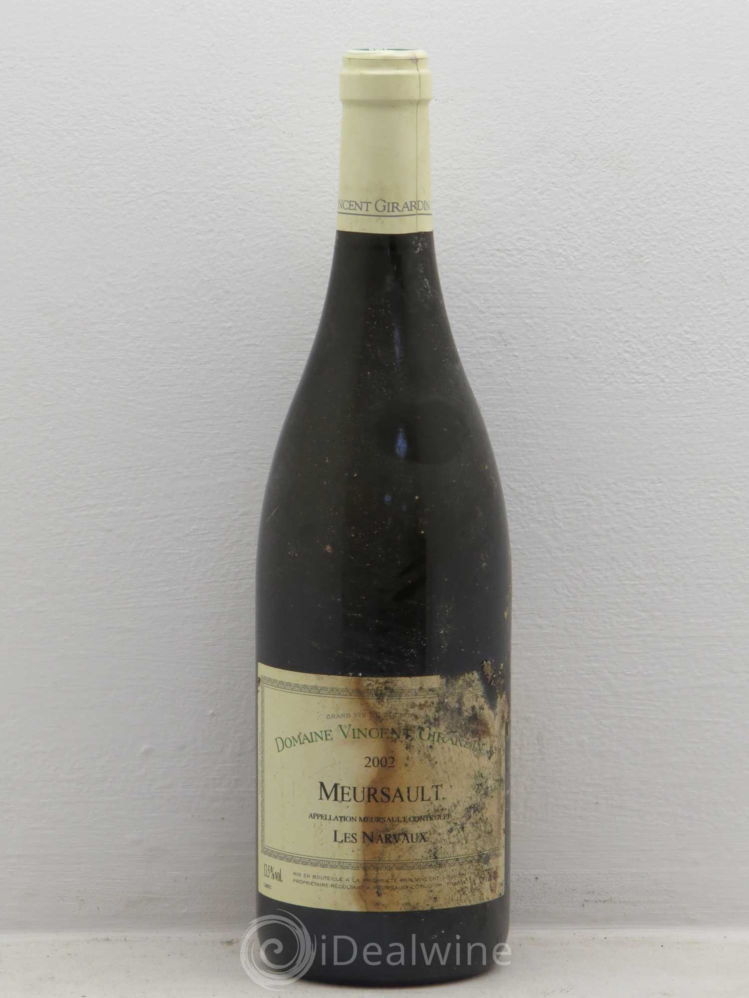Meursault Les Narvaux - Vincent Girardin 2002 - Posten von 6 Flaschen - 0