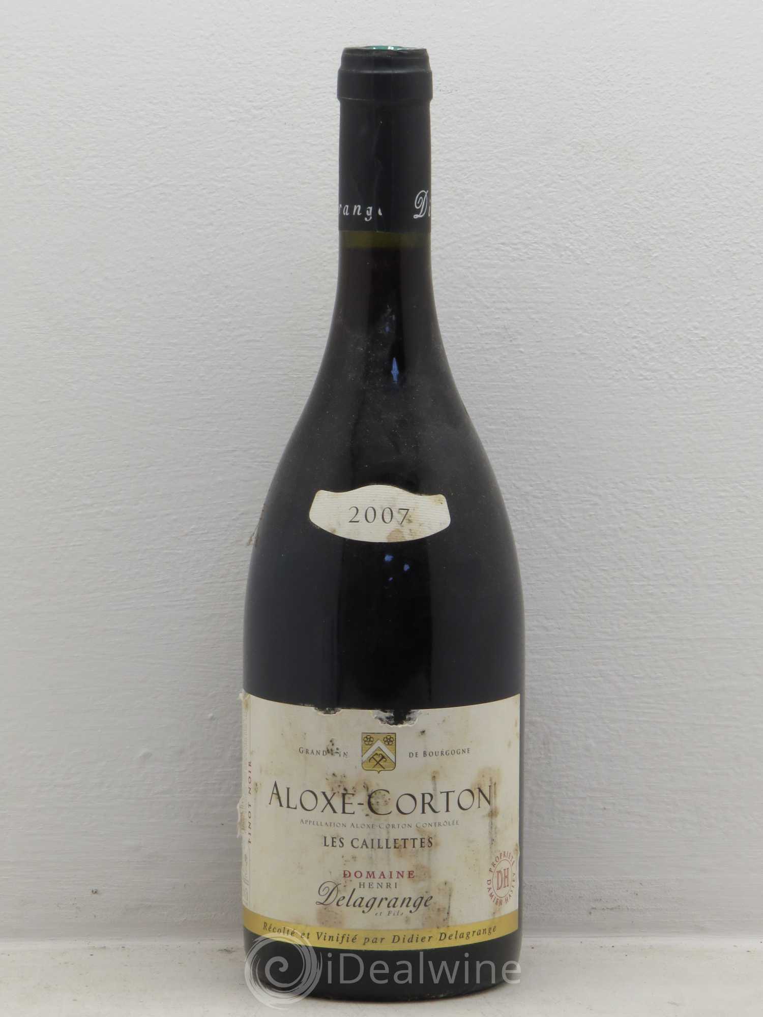 Aloxe-Corton Les Caillettes - D.Delagrange 2007 - Posten von 1 Flasche - 0