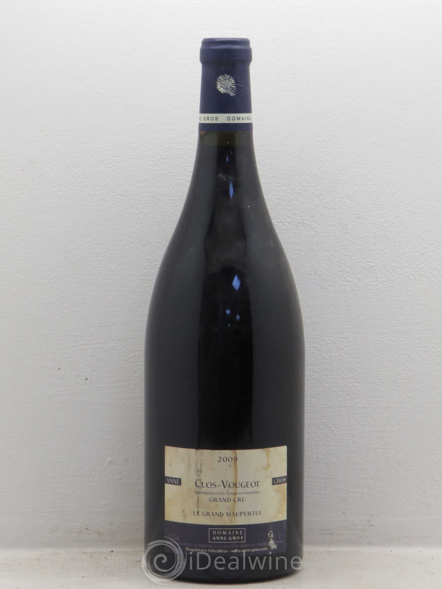 Clos de Vougeot Grand Cru Le Grand Maupertui Anne Gros 2009 - Lot de 1 magnum - 0