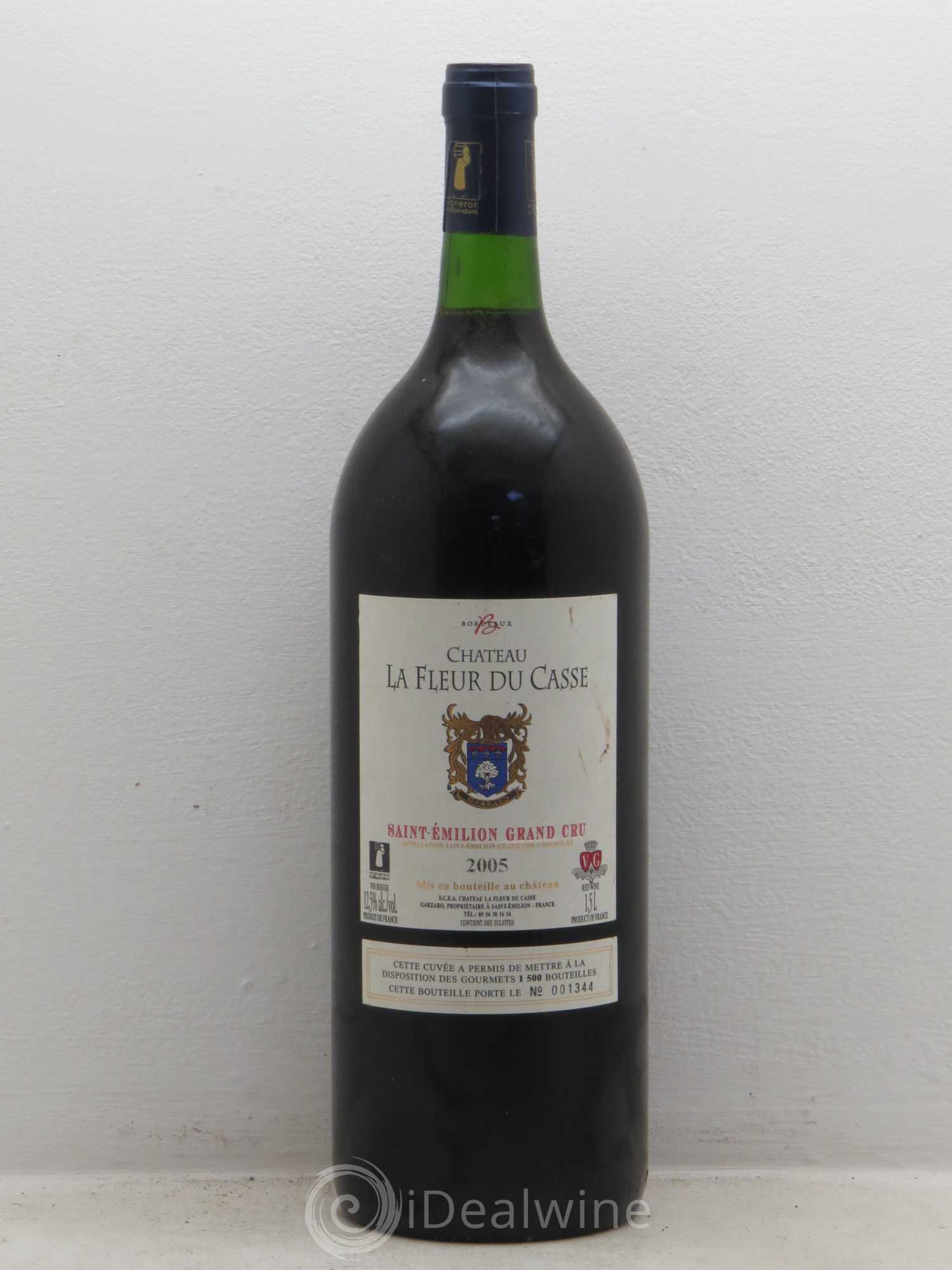 Saint-Émilion Château Fleur du Casse 2005 - Posten von 1 Magnum - 0