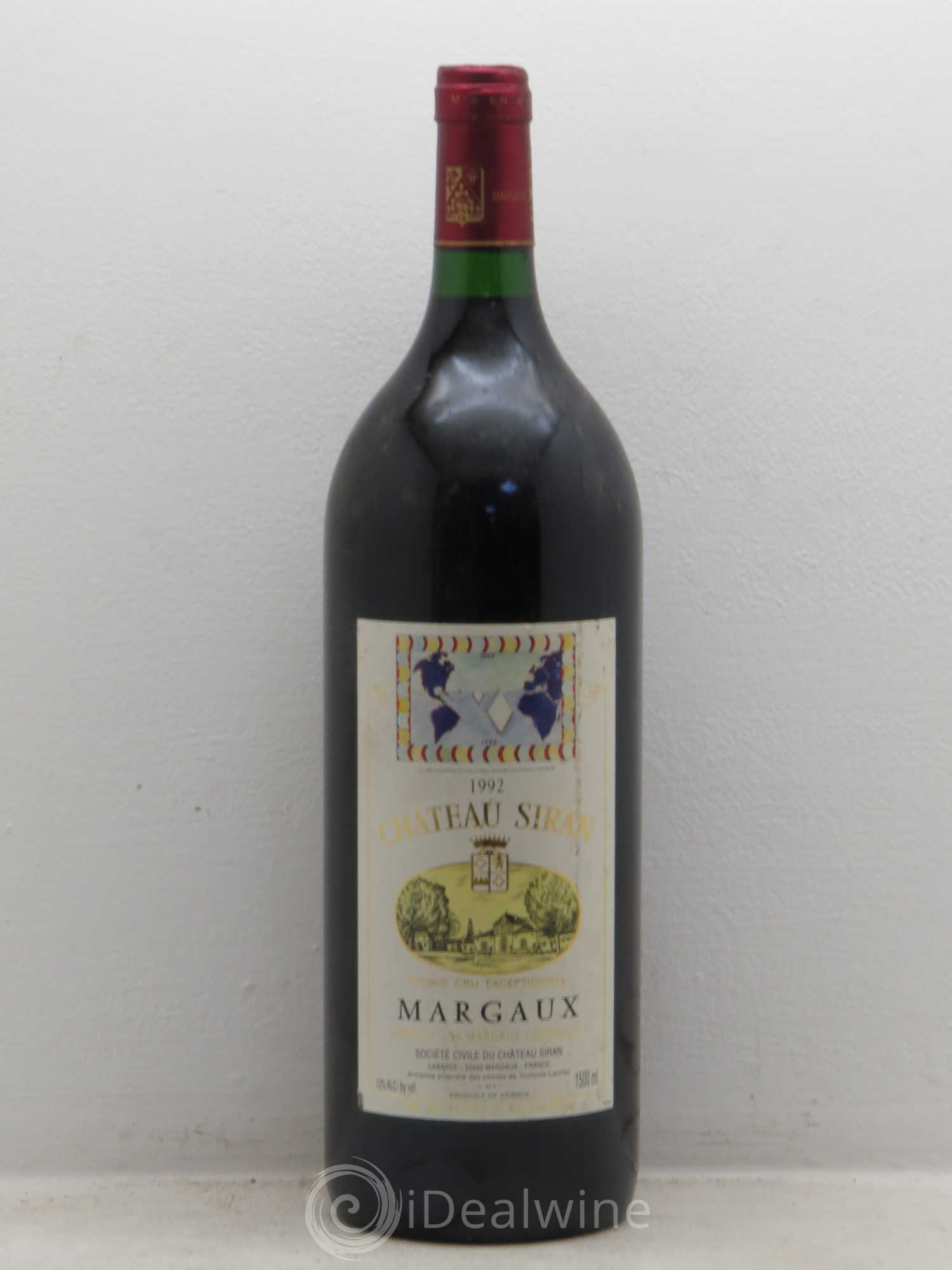 Château Siran 1992 - Lot de 1 magnum - 0