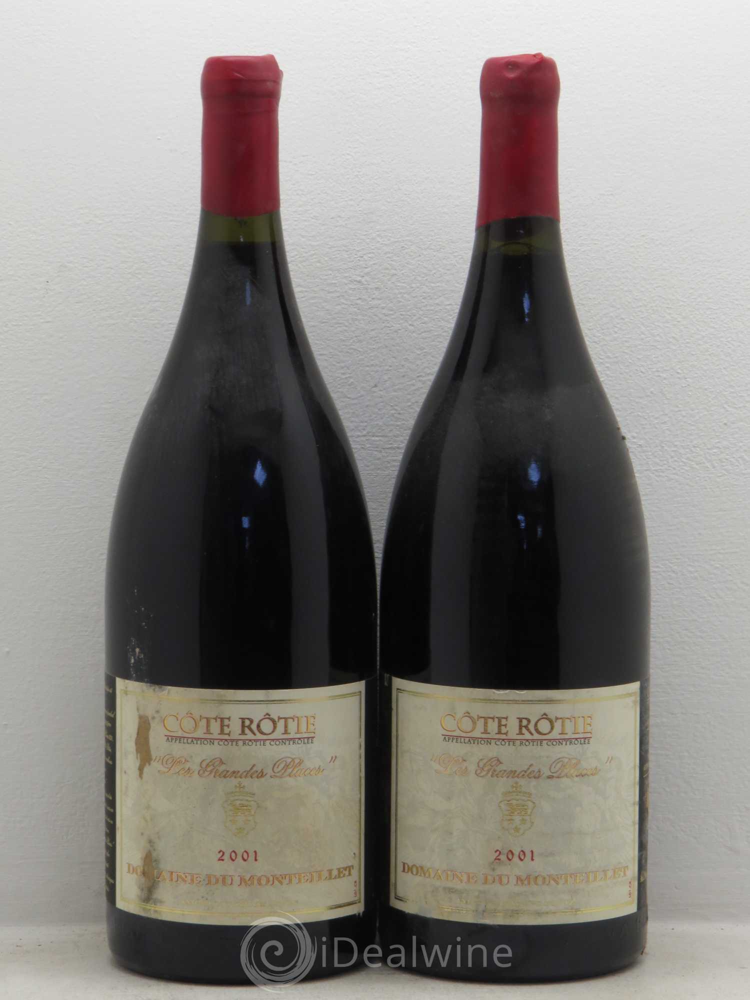 Côte-Rôtie Les Grandes Places Monteillet (Domaine du) - Stéphane Montez 2001 - Lot de 2 magnums - 0