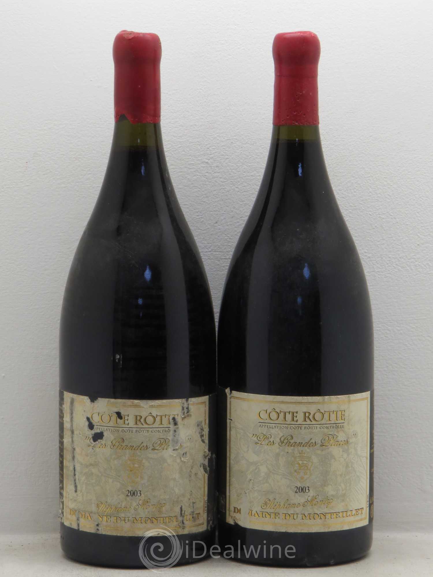 Côte-Rôtie Les Grandes Places Monteillet (Domaine du) - Stéphane Montez 2003 - Lot de 2 magnums - 0