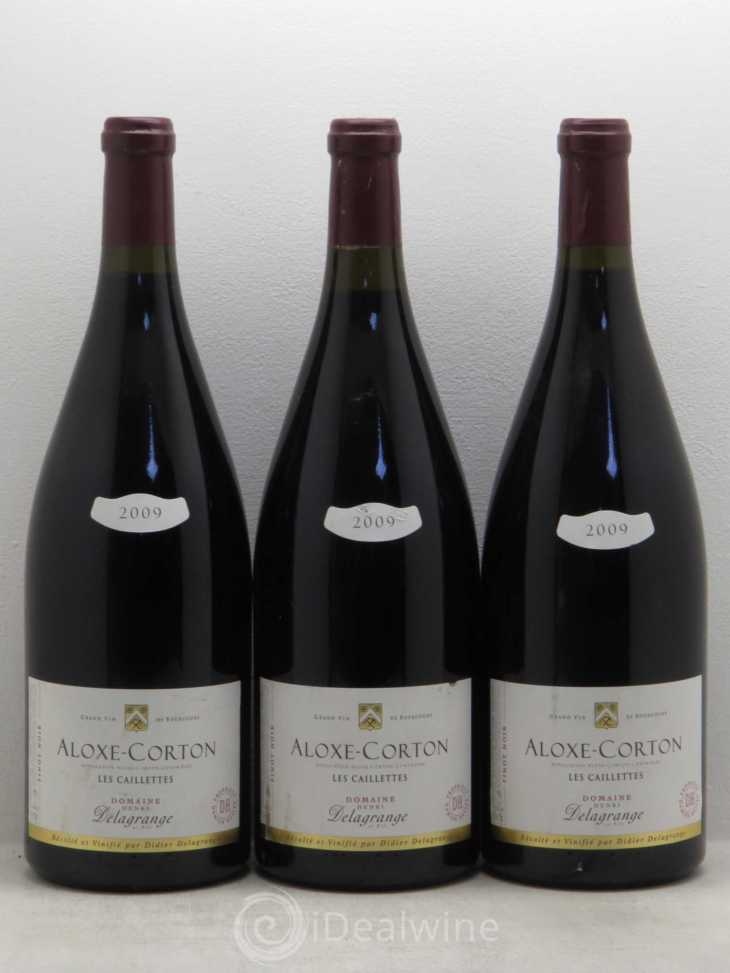 Aloxe-Corton Les Caillettes - D.Delagrange 2009 - Posten von 3 Magnum - 0