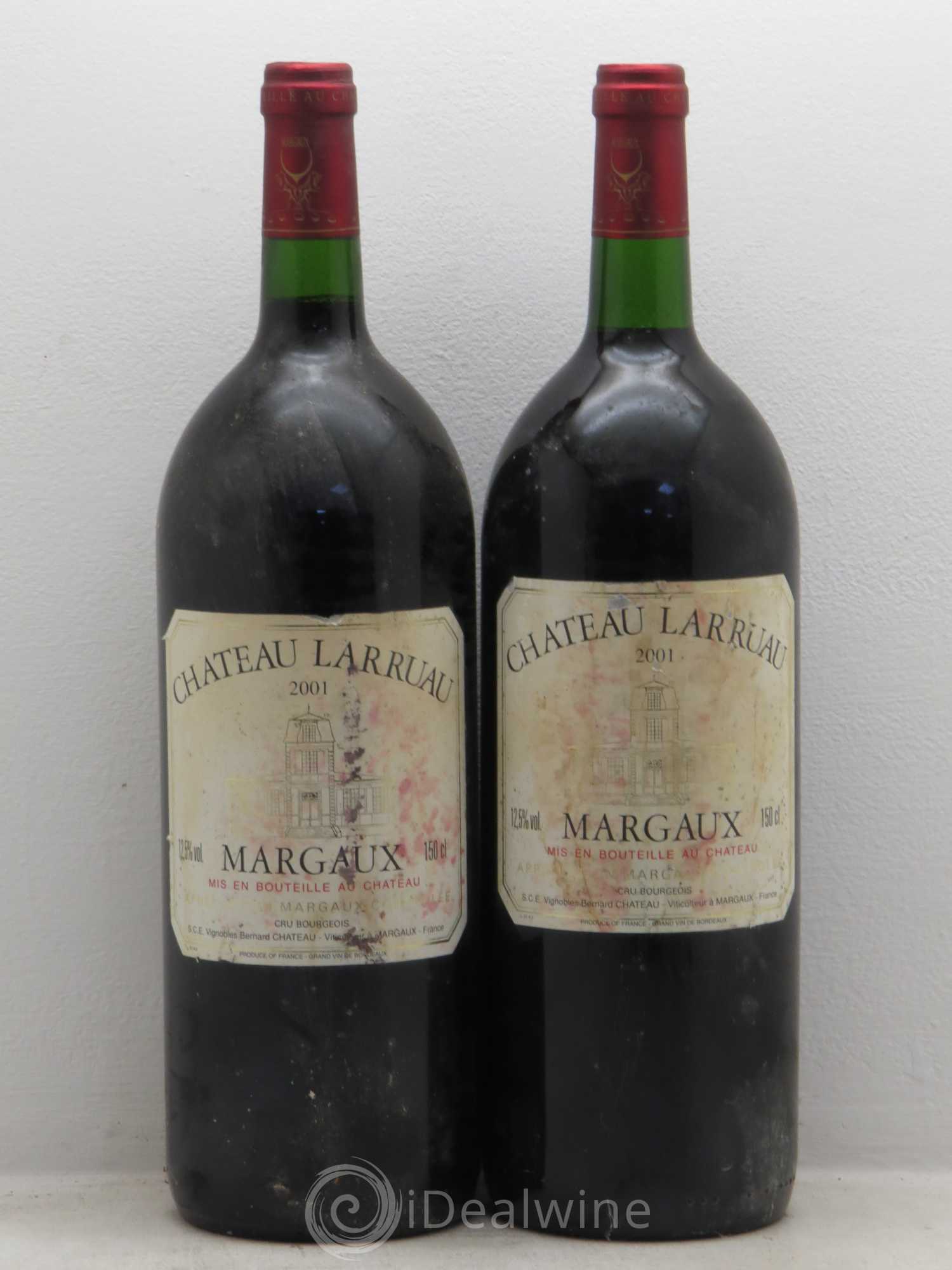 Château Larruau 2001 - Lot de 2 magnums - 0