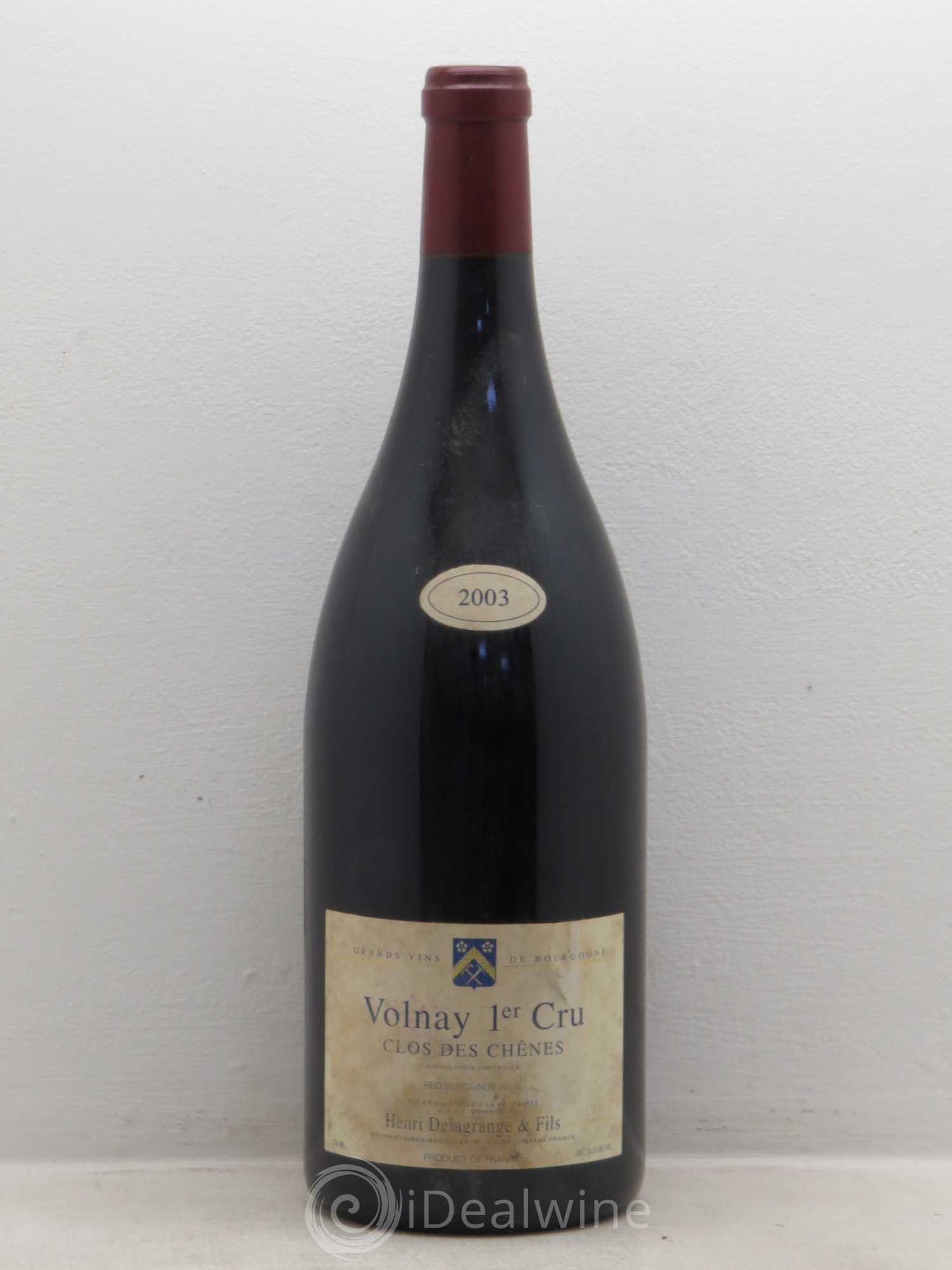 Volnay 1er Cru H.Delagrange 2003 - Lot de 1 magnum - 0