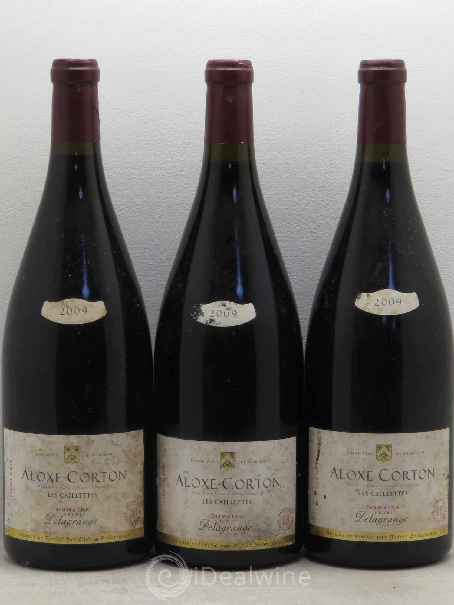 Aloxe-Corton Les Caillettes - D.Delagrange 2009 - Posten von 3 Magnum - 0