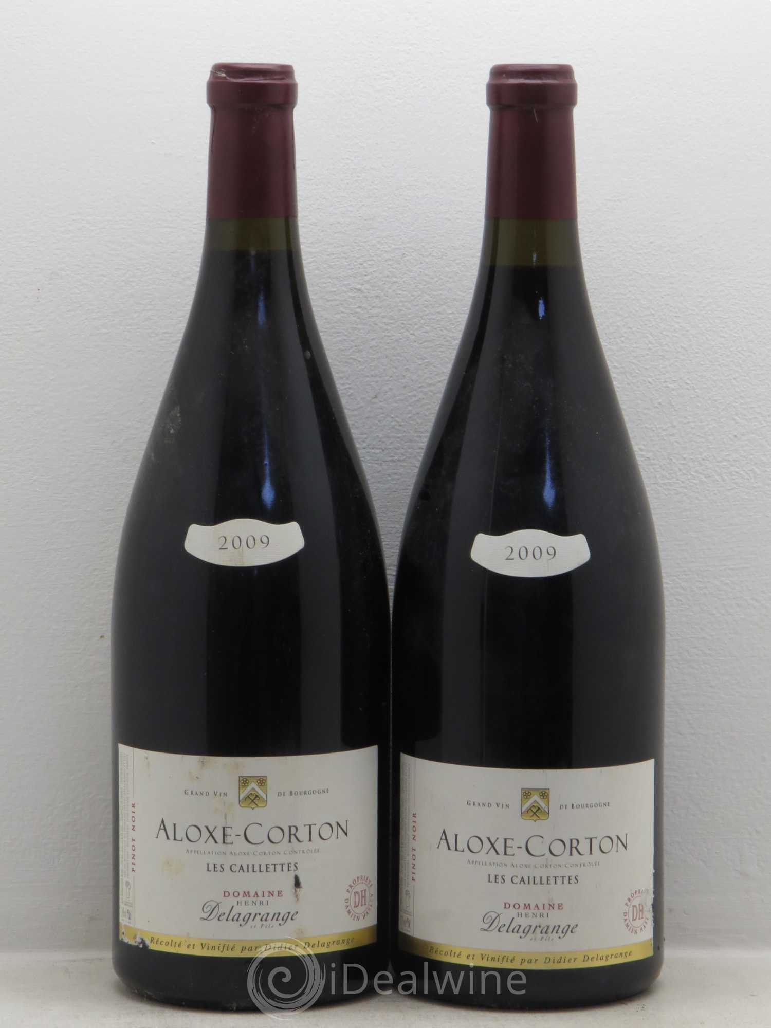 Aloxe-Corton Les Caillettes - D.Delagrange 2009 - Posten von 2 Magnum - 0