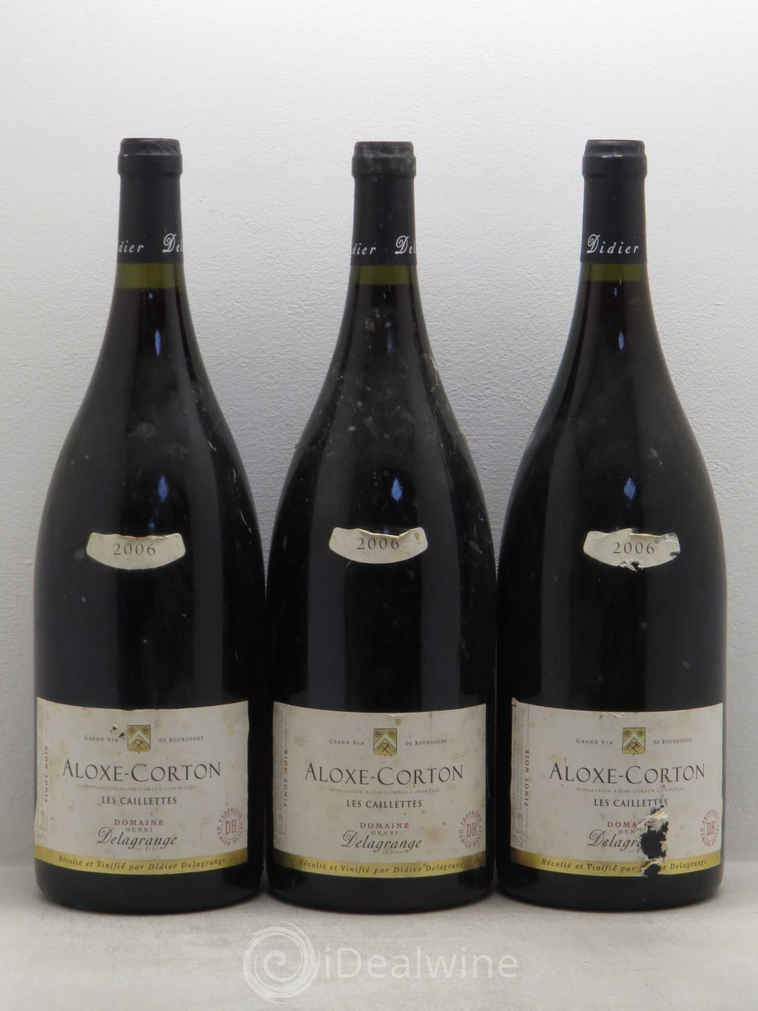Aloxe-Corton Les Caillettes - D.Delagrange 2006 - Posten von 3 Magnum - 0