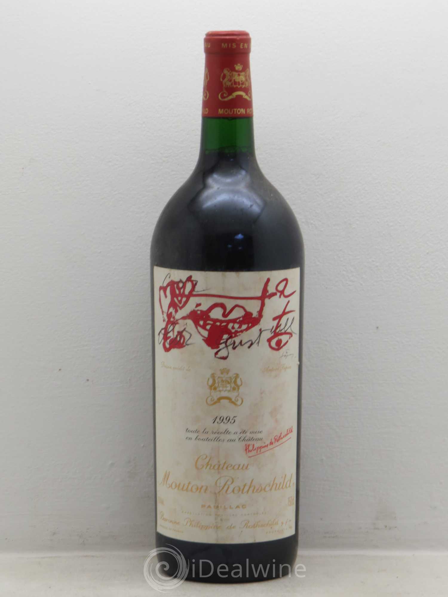 Château Mouton Rothschild 1er Grand Cru Classé 1995 - Lot de 1 magnum - 0