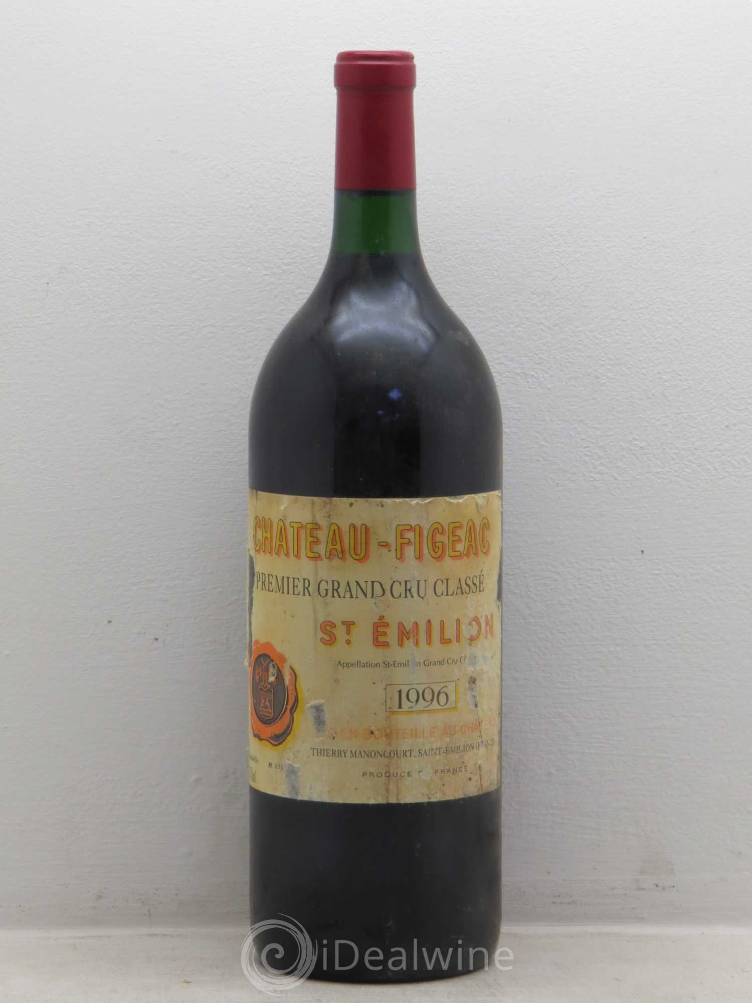 Château Figeac 1er Grand Cru Classé A 1996 - Lot de 1 magnum - 0