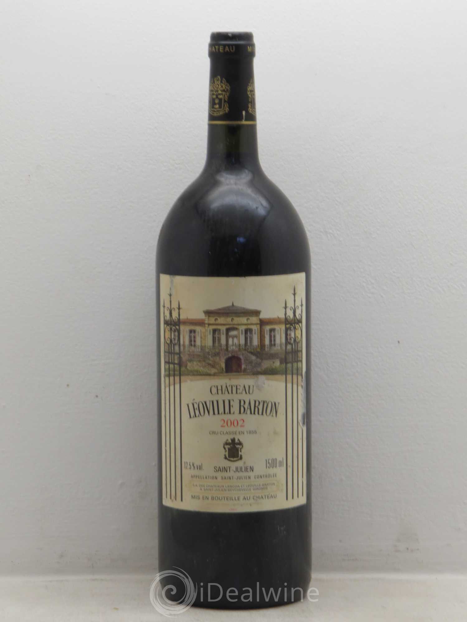 Château Léoville Barton 2ème Grand Cru Classé 2002 - Lot de 1 magnum - 0