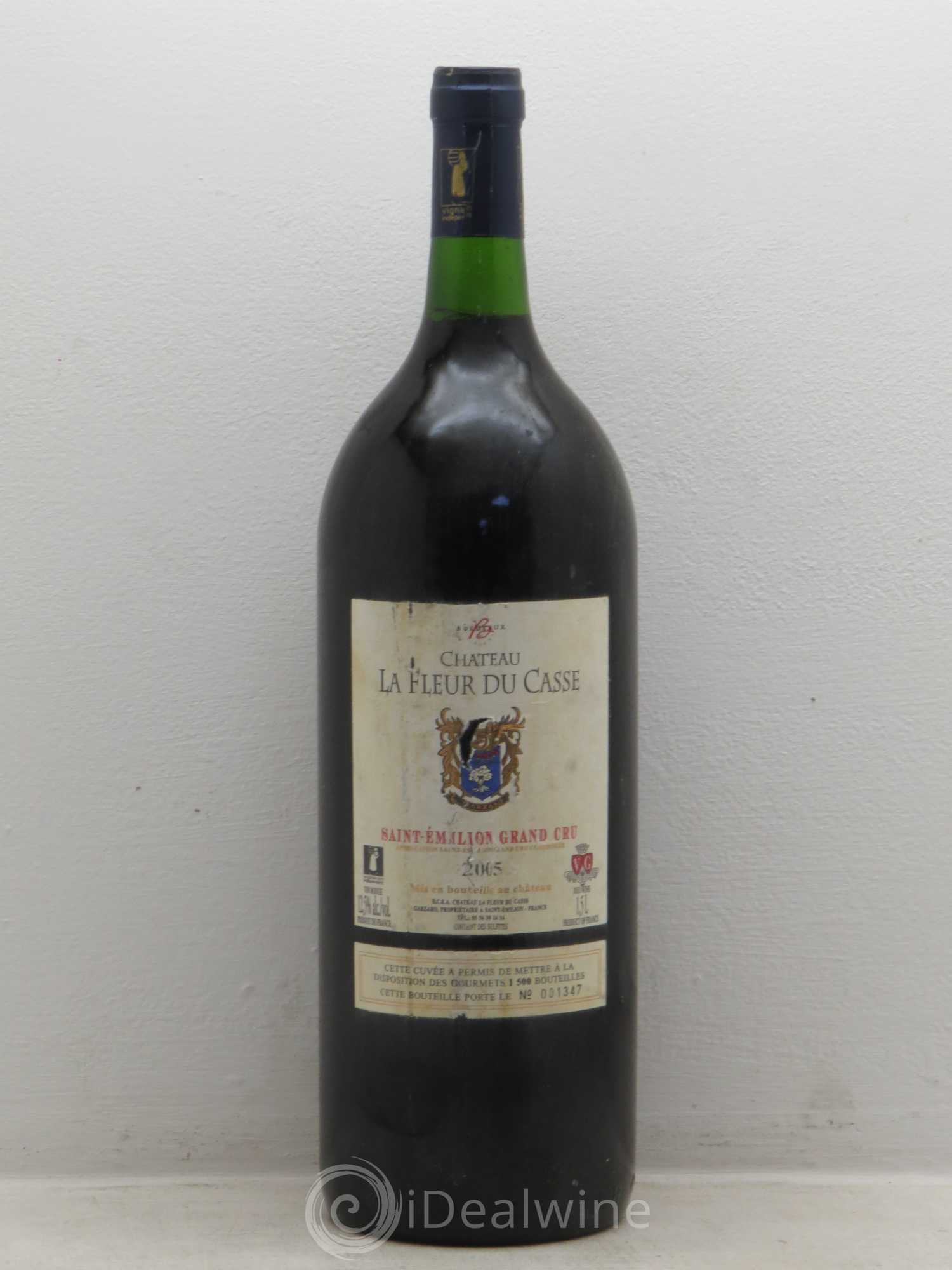 Saint-Émilion Château Fleur du Casse 2005 - Posten von 1 Magnum - 0