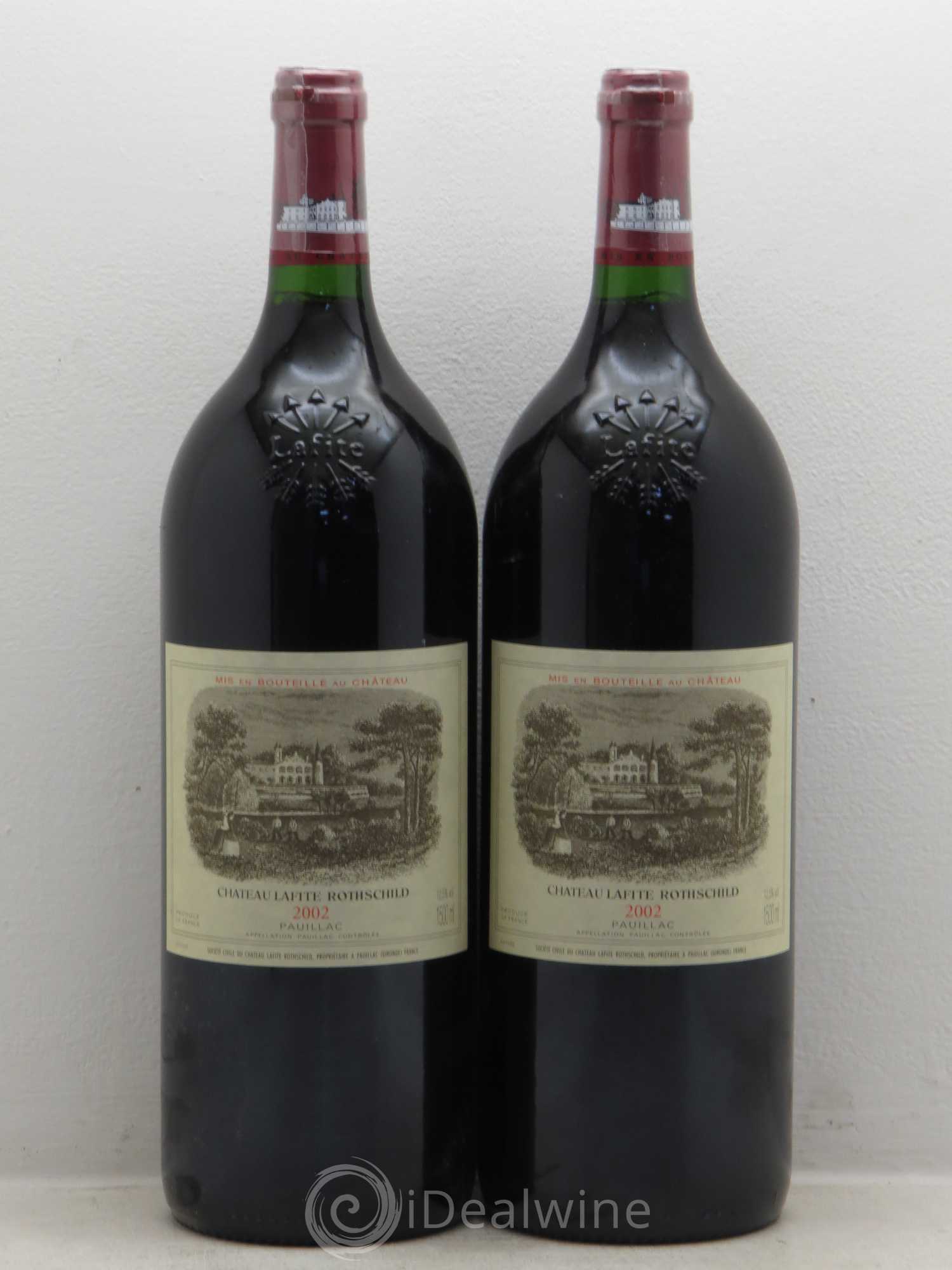 Château Lafite Rothschild 1er Grand Cru Classé 2002 - Lot de 2 magnums - 0