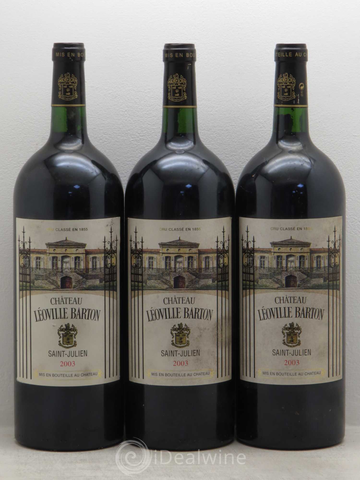 Château Léoville Barton 2ème Grand Cru Classé 2003 - Lot de 6 magnums - 2
