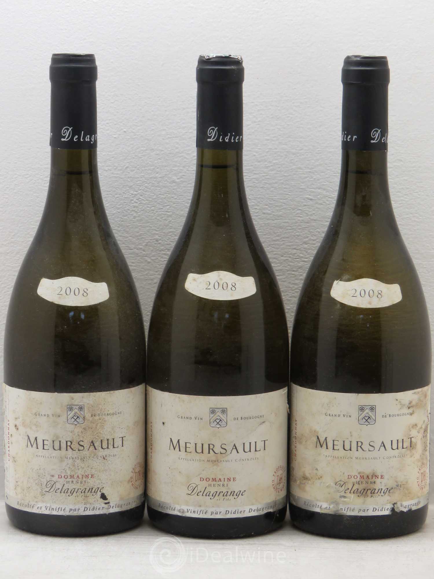 Meursault Delagrange 2008 - Lot de 3 bouteilles - 0