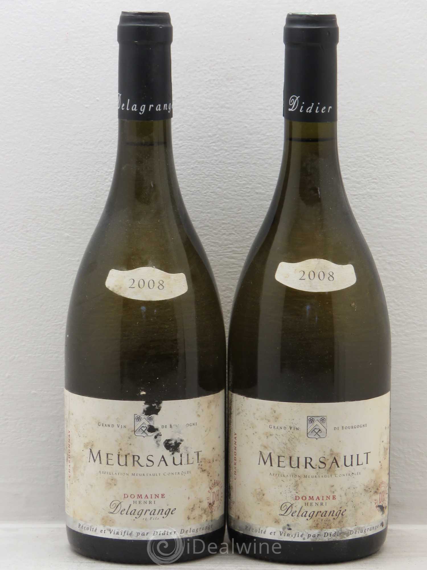 Meursault Delagrange 2008 - Lot de 2 bouteilles - 0