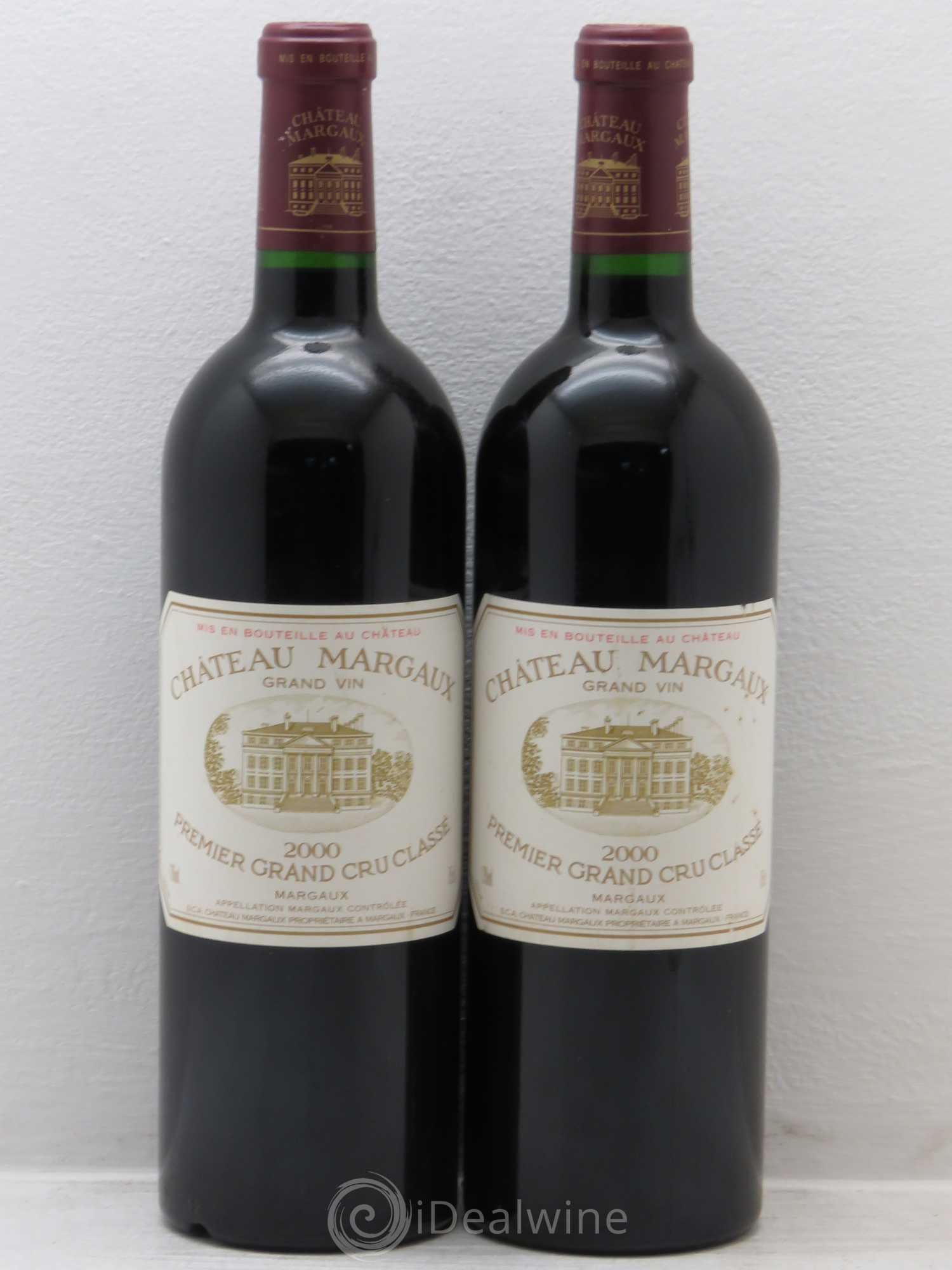 Château Margaux 1er Grand Cru Classé 2000 - Lot de 2 bouteilles - 0
