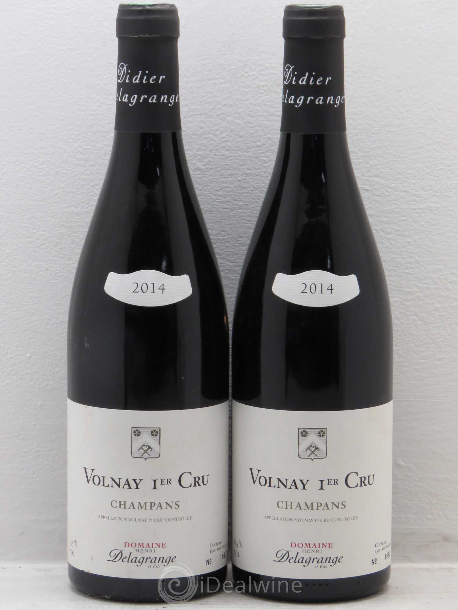 Volnay 1er Cru D.Delagrange 2014 - Lot de 2 bouteilles - 0