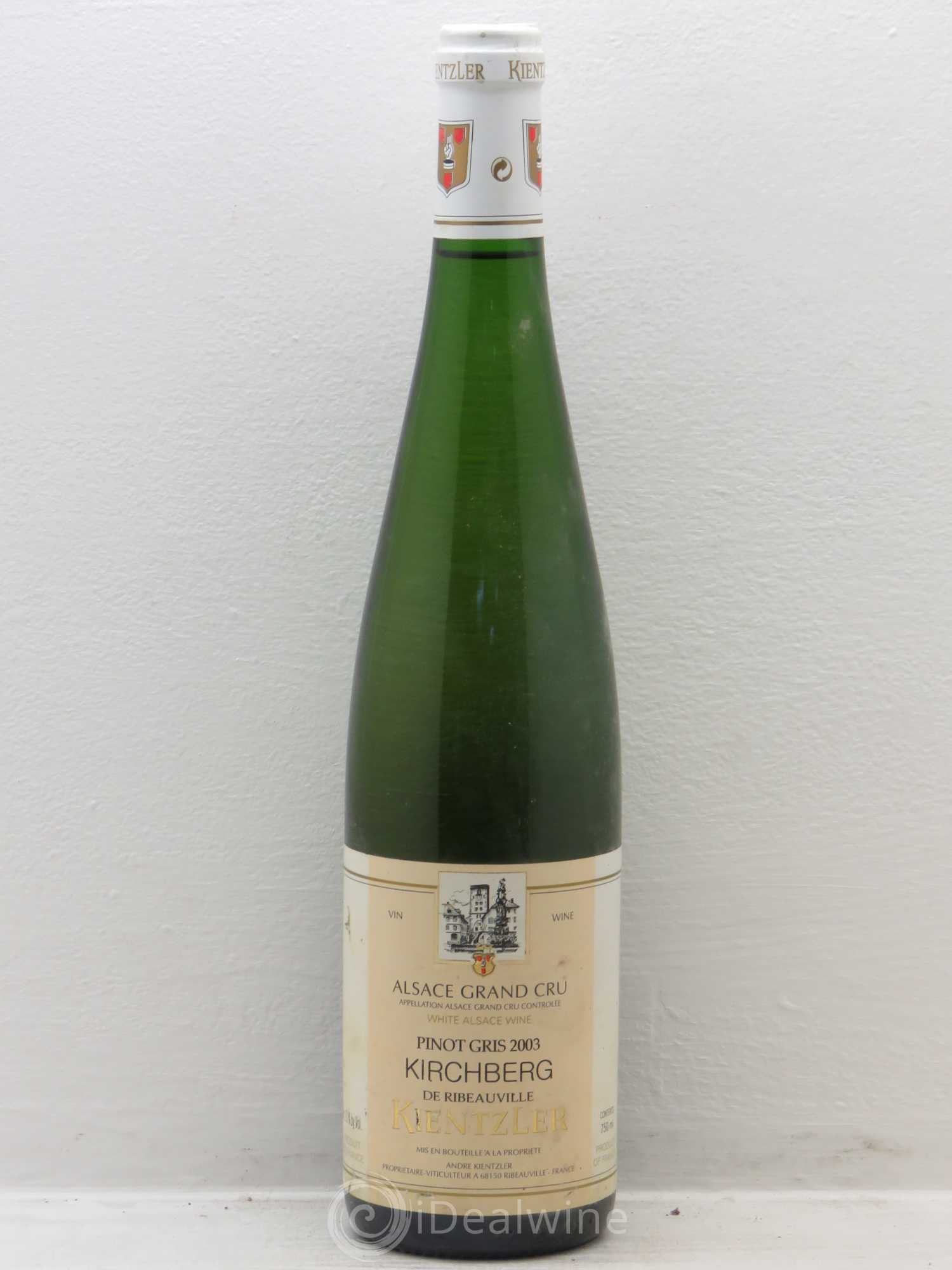 Pinot Gris (Tokay) Grand Cru 2003 - Posten von 1 Flasche - 0
