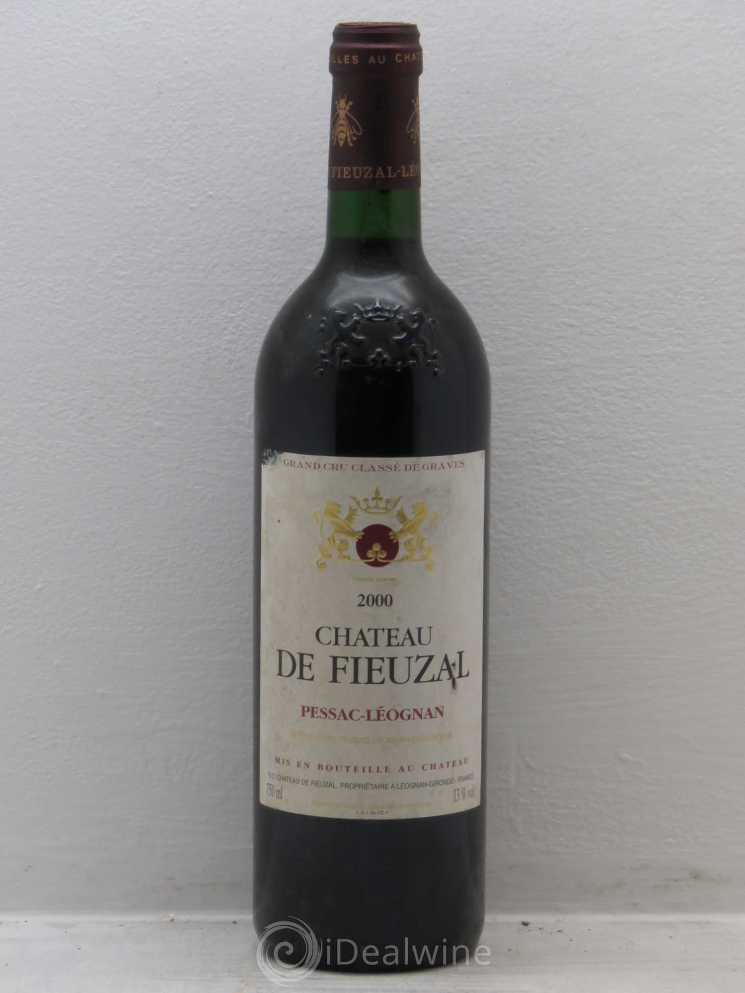 Château de Fieuzal Cru Classé de Graves 2000 - Lot de 1 bouteille - 0