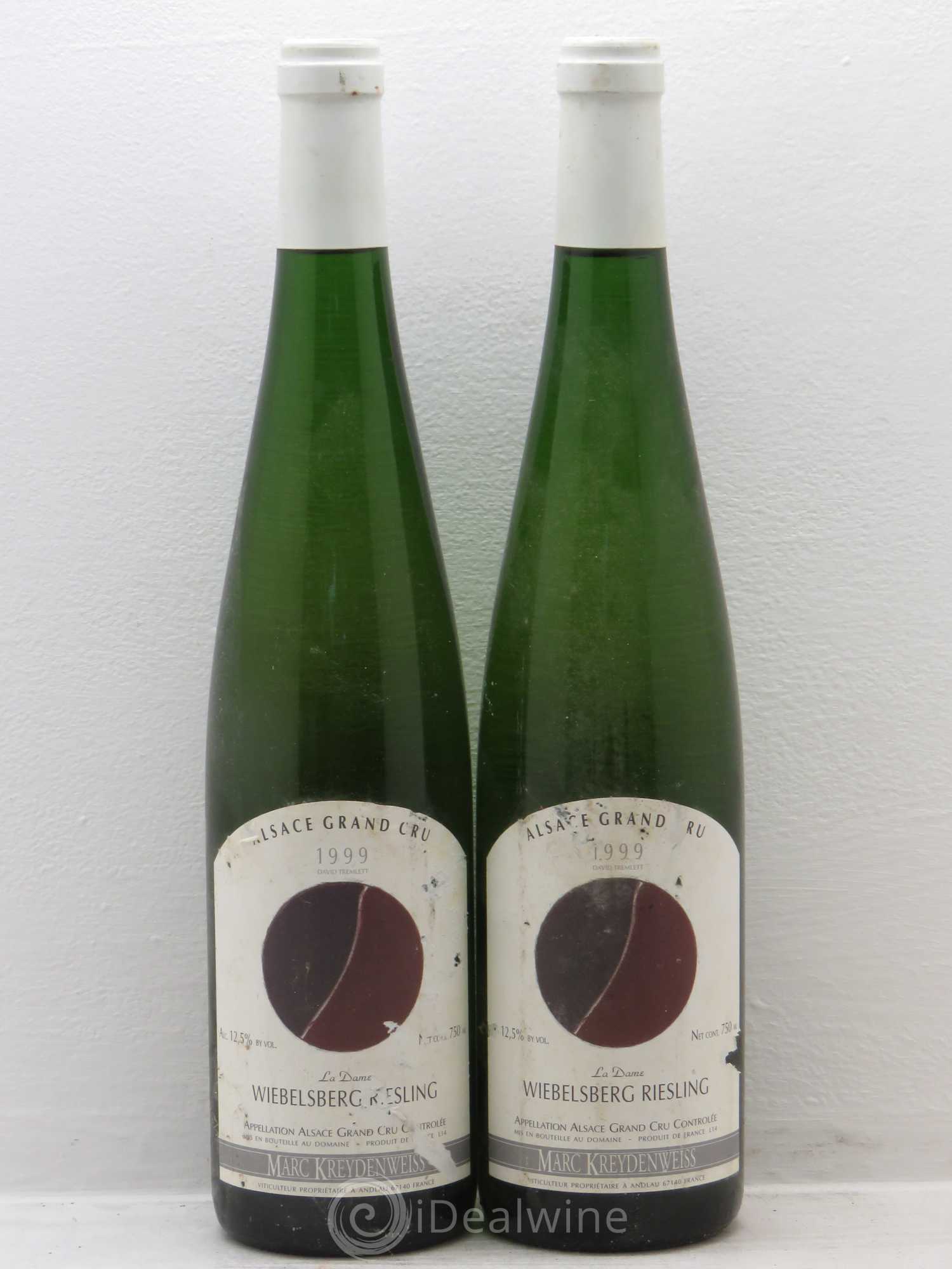 Riesling Grand Cru La Dame Kreydenweiss 1999 - Posten von 2 Flaschen - 0