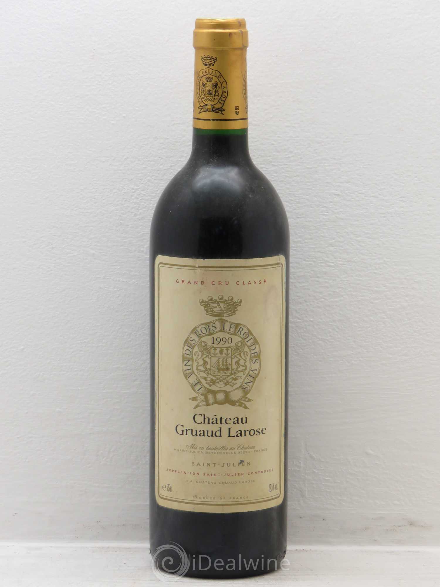 Château Gruaud Larose 2ème Grand Cru Classé 1990 - Lot de 1 bouteille - 0