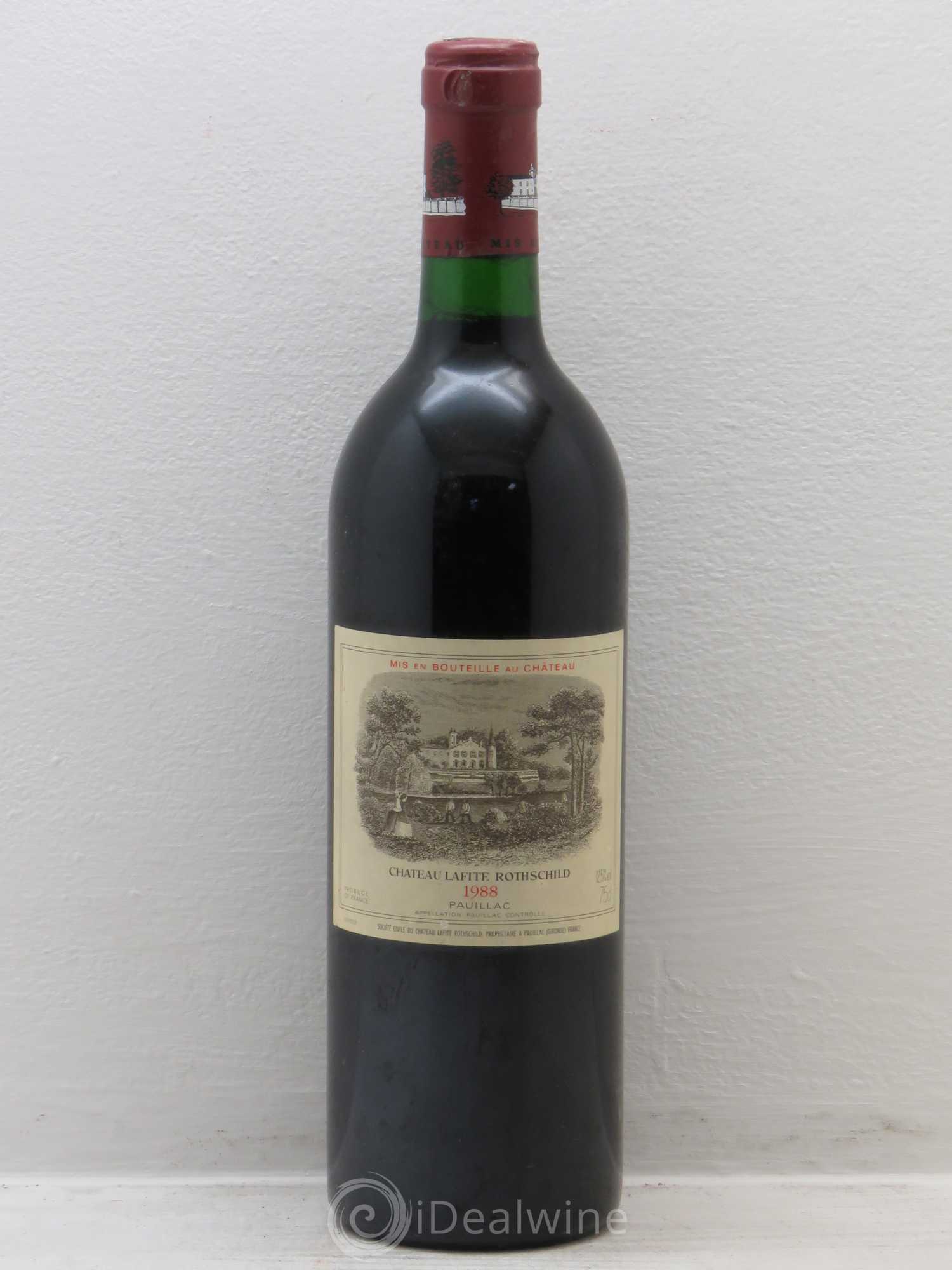Château Lafite Rothschild 1er Grand Cru Classé 1988 - Lot de 1 bouteille - 0